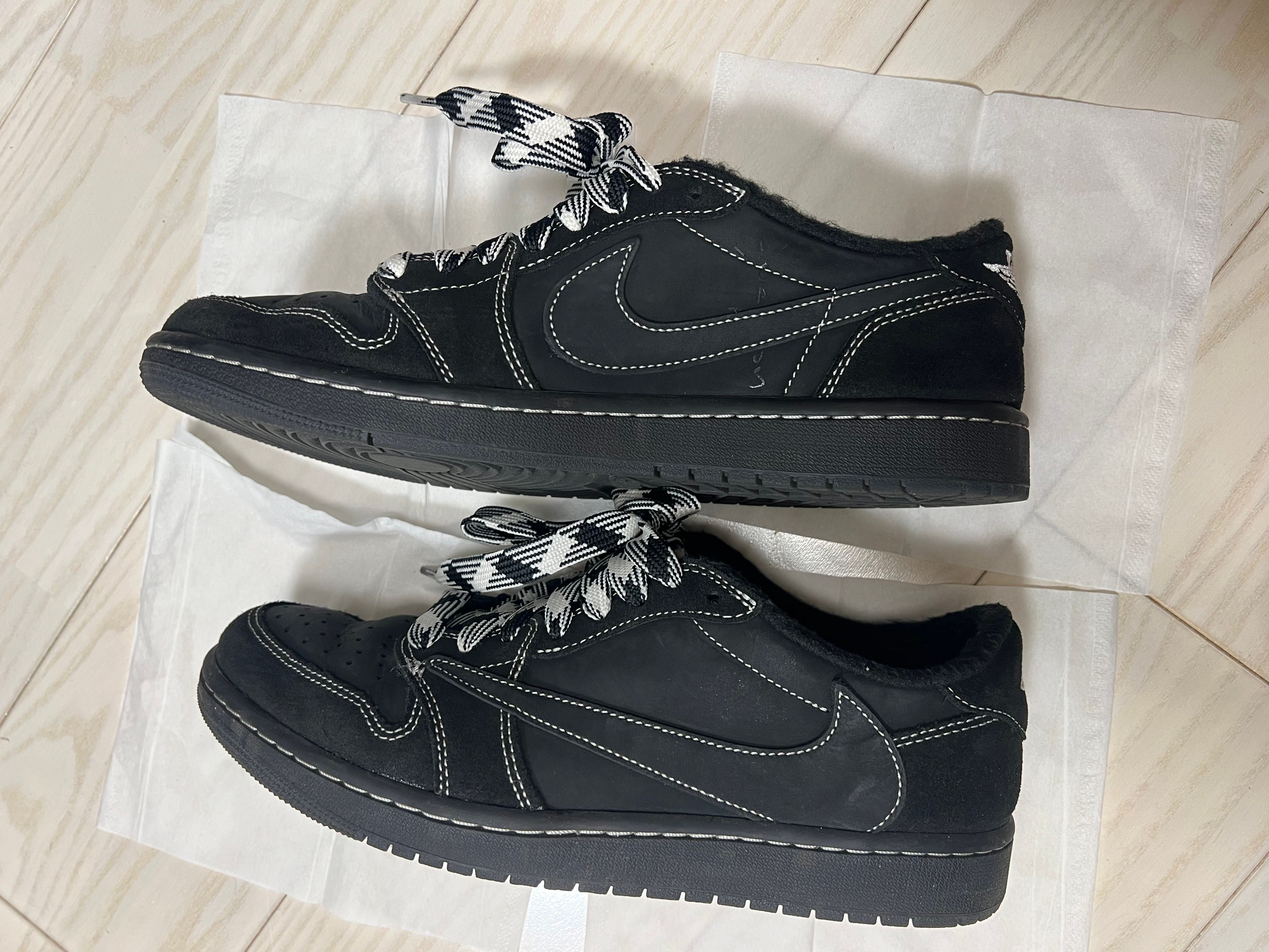 Travis Scott × Nike Air Jordan 1 Low OG SP "Black Phantom"