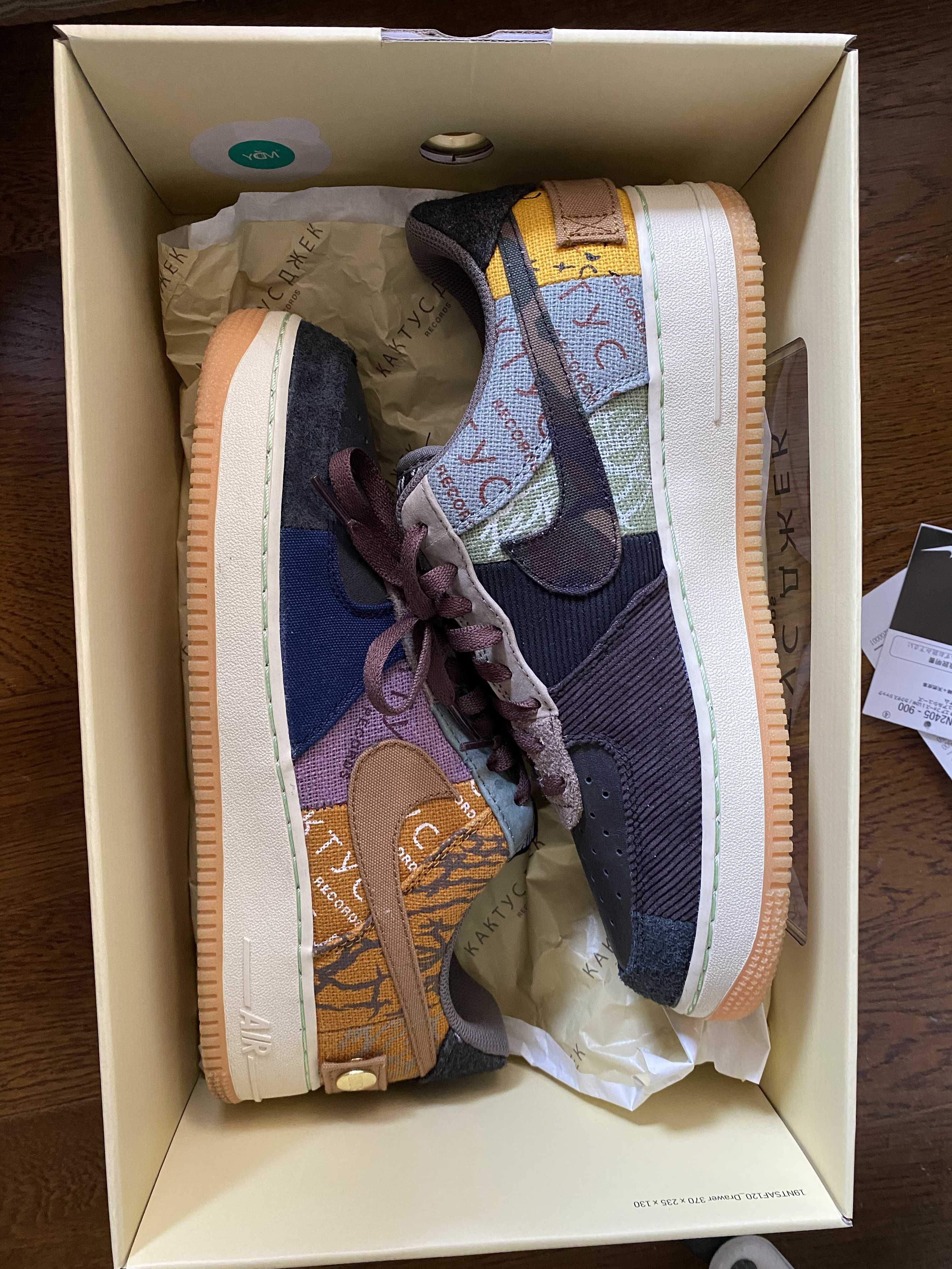 Travis Scott × Nike Air Force 1 Low Cactus Jack "Multi Color"