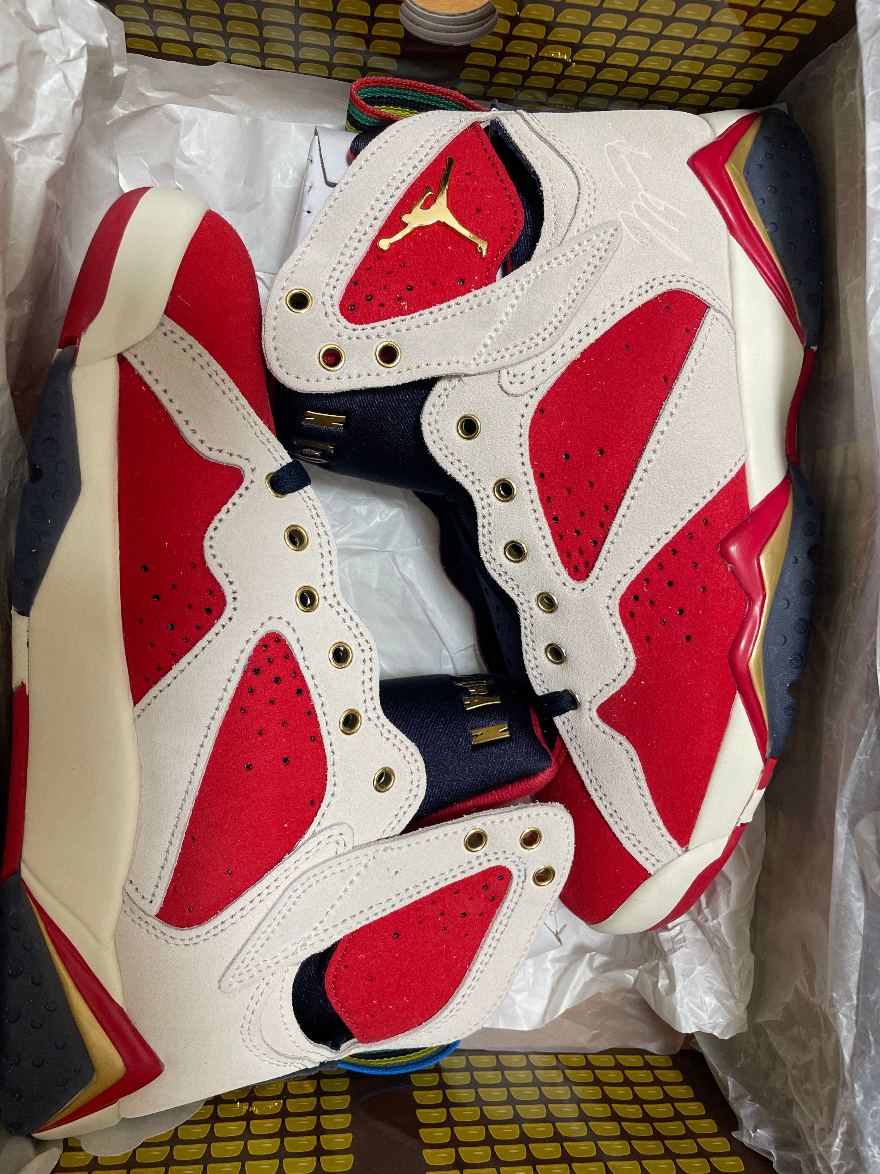 Trophy Room × Nike Air Jordan 7 "True Red and Obsidian"