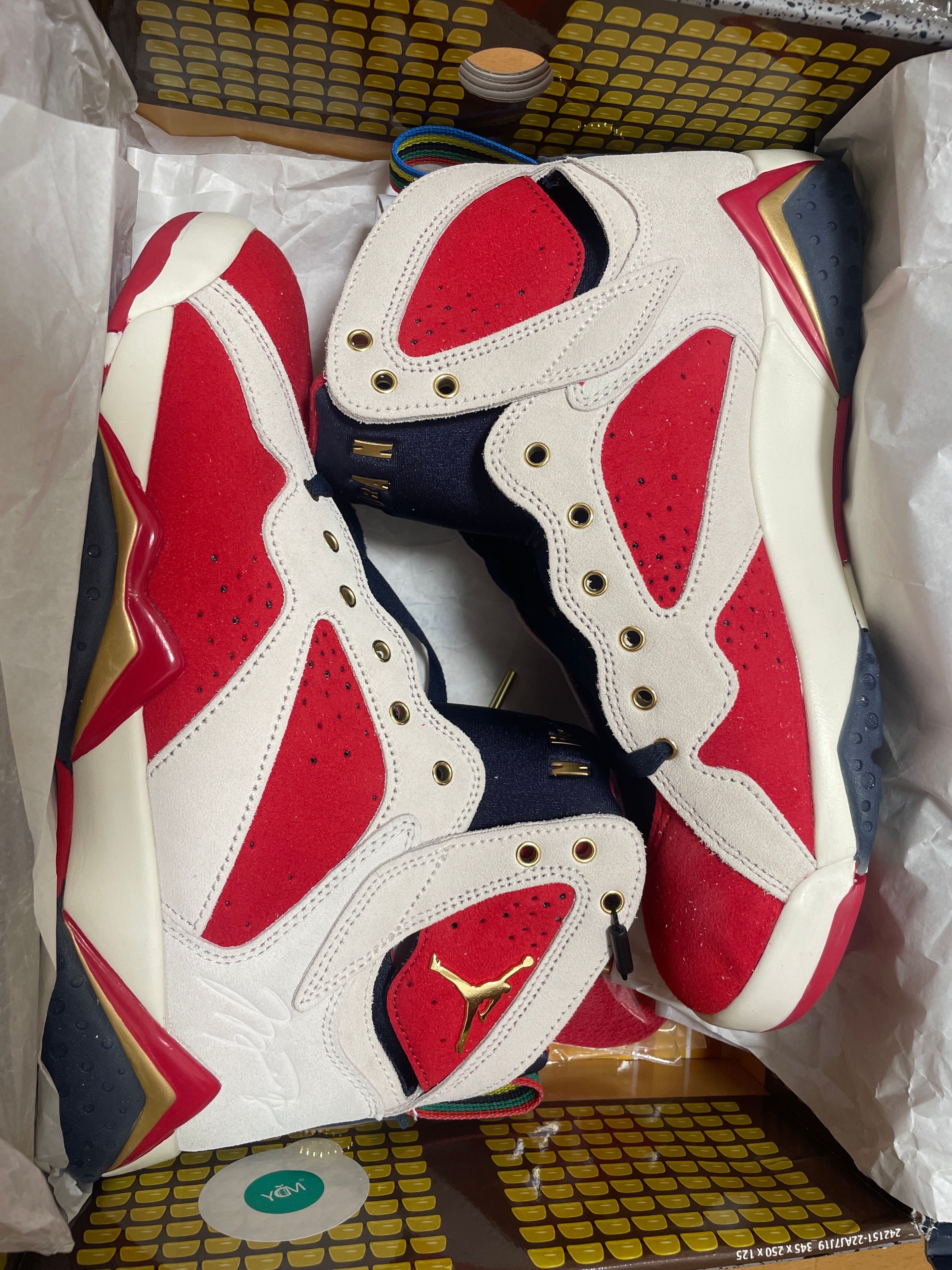 Trophy Room × Nike Air Jordan 7 "True Red and Obsidian"