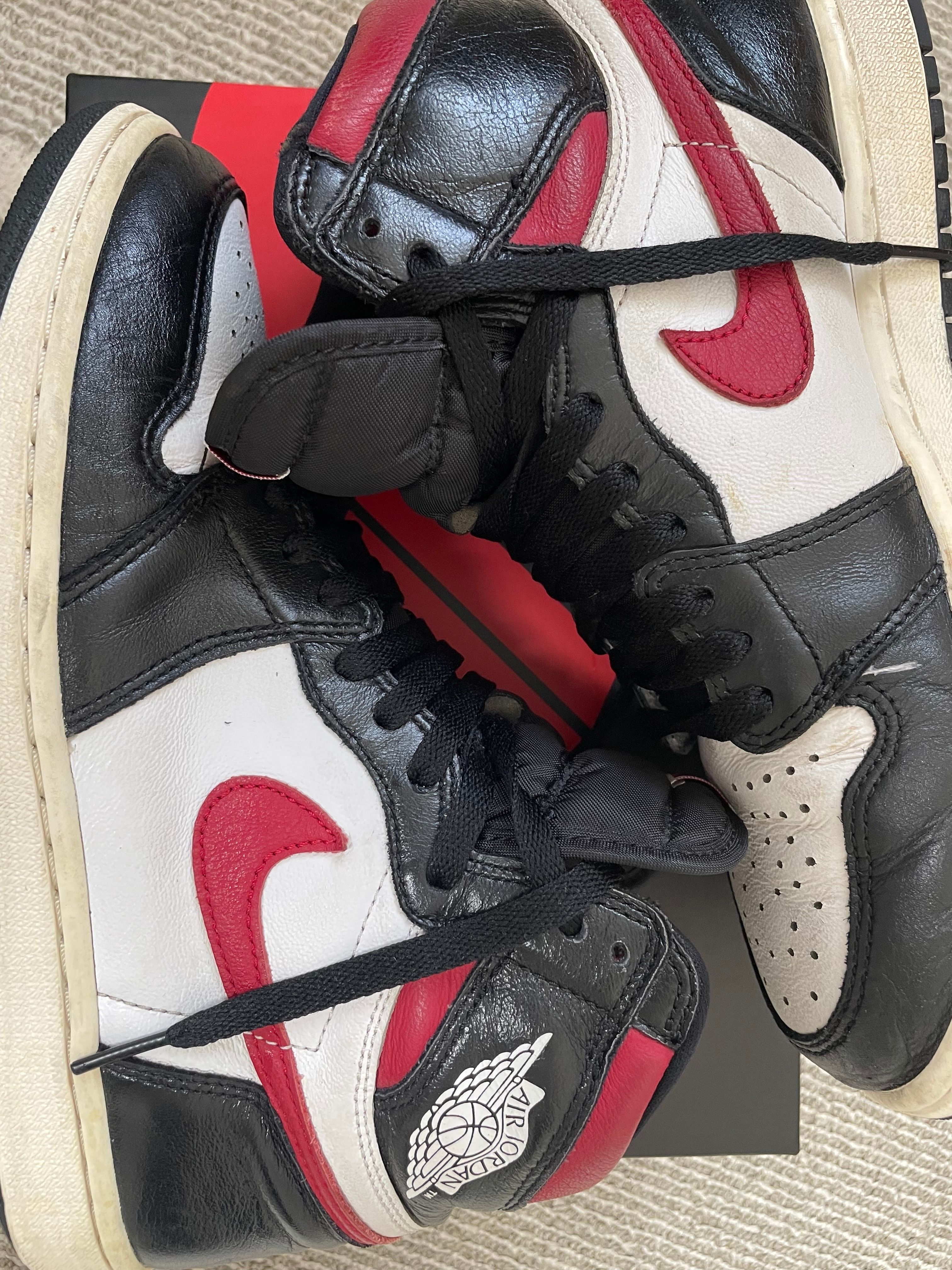 Nike Air Jordan 1 Retro High "Black/White/Sail/Gym Red"    