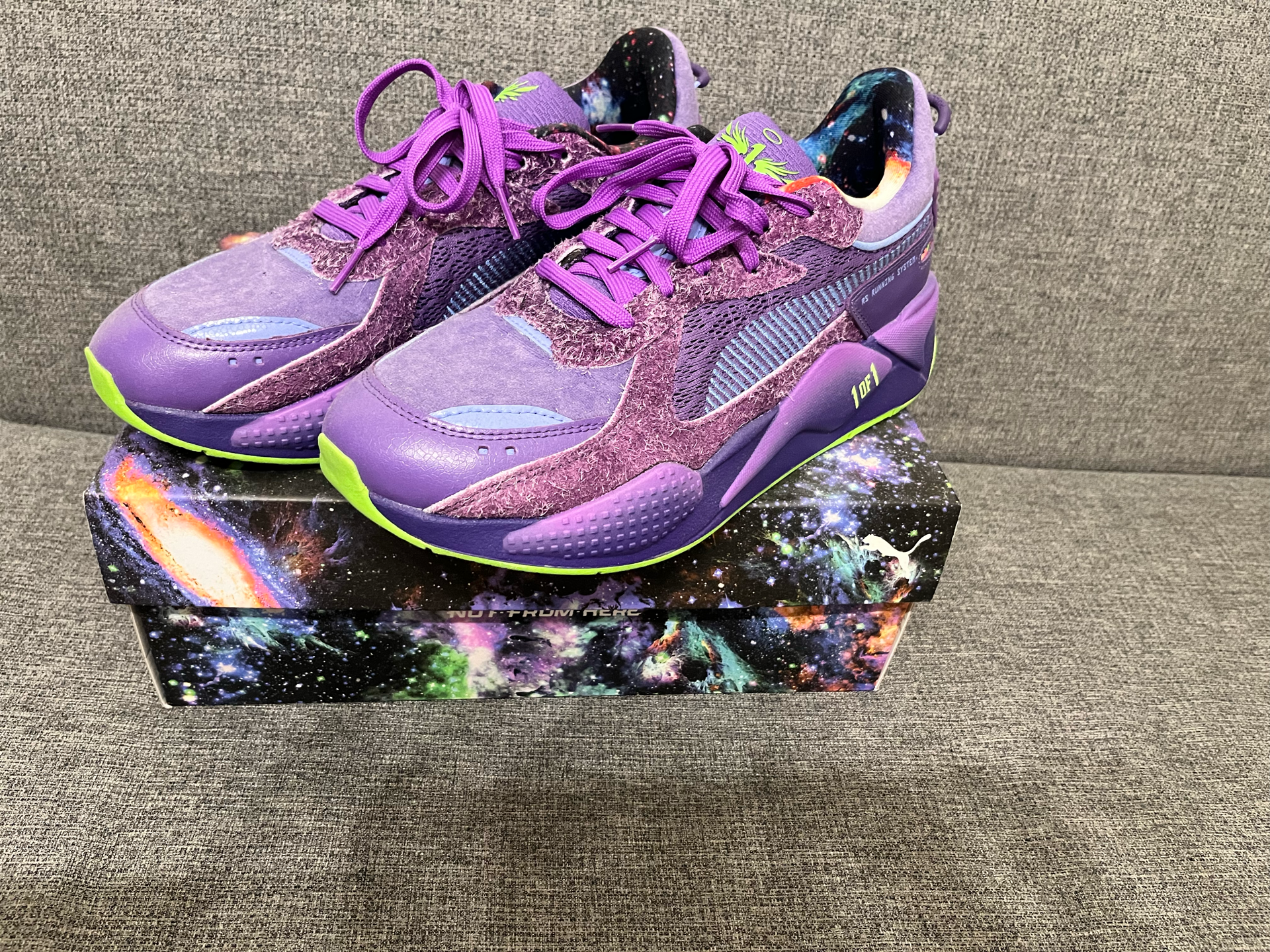 Puma RS-X LaMelo Ball Galaxy "Electric Purple/Prism Violet-Green Gecko"
