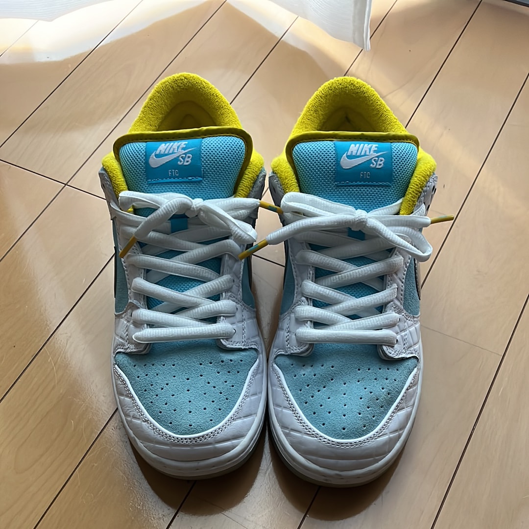 FTC × Nike SB Dunk Low "White/Blue"