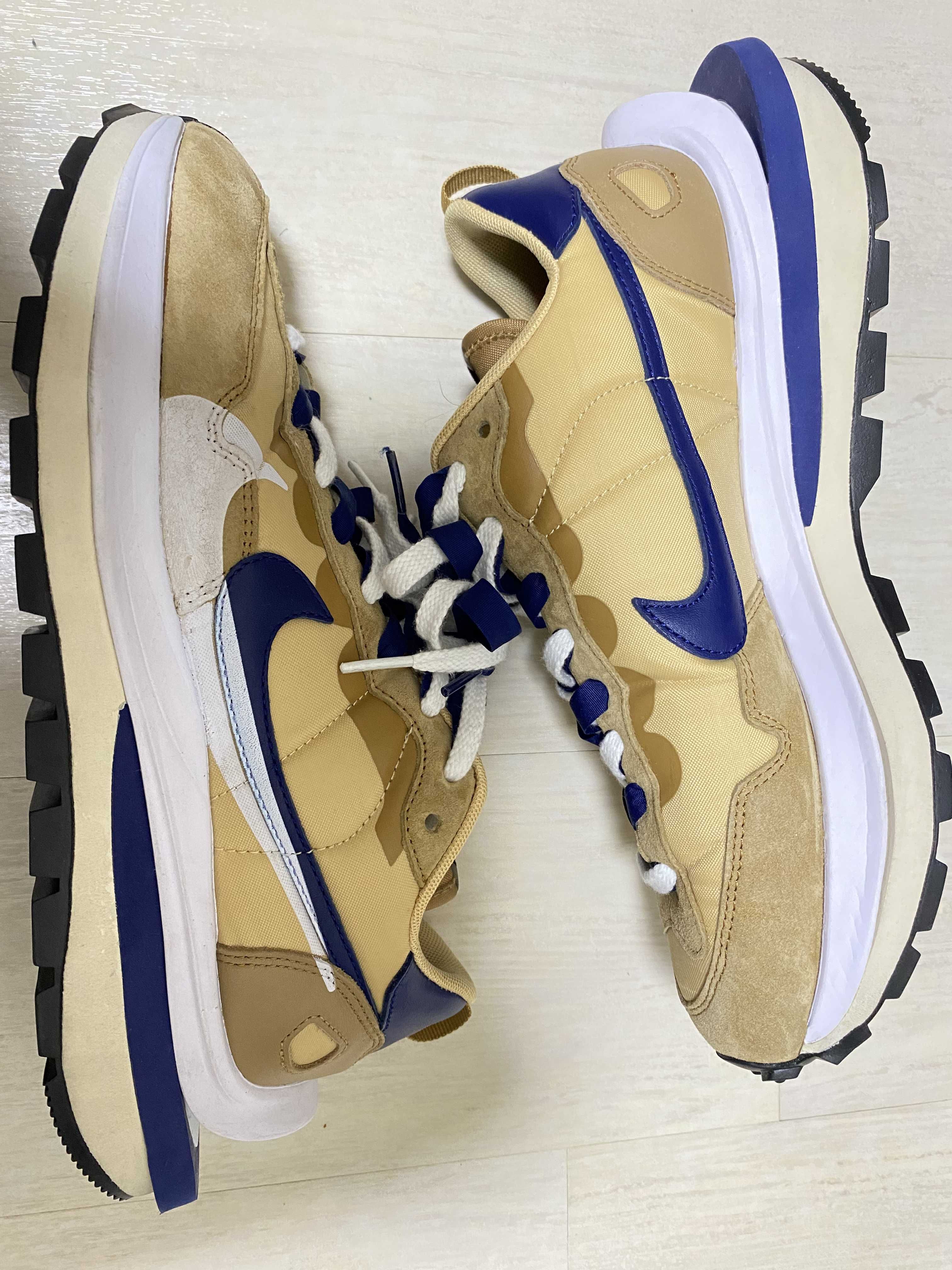 Sacai × Nike Vapor Waffle "Sesame And Blue Void"