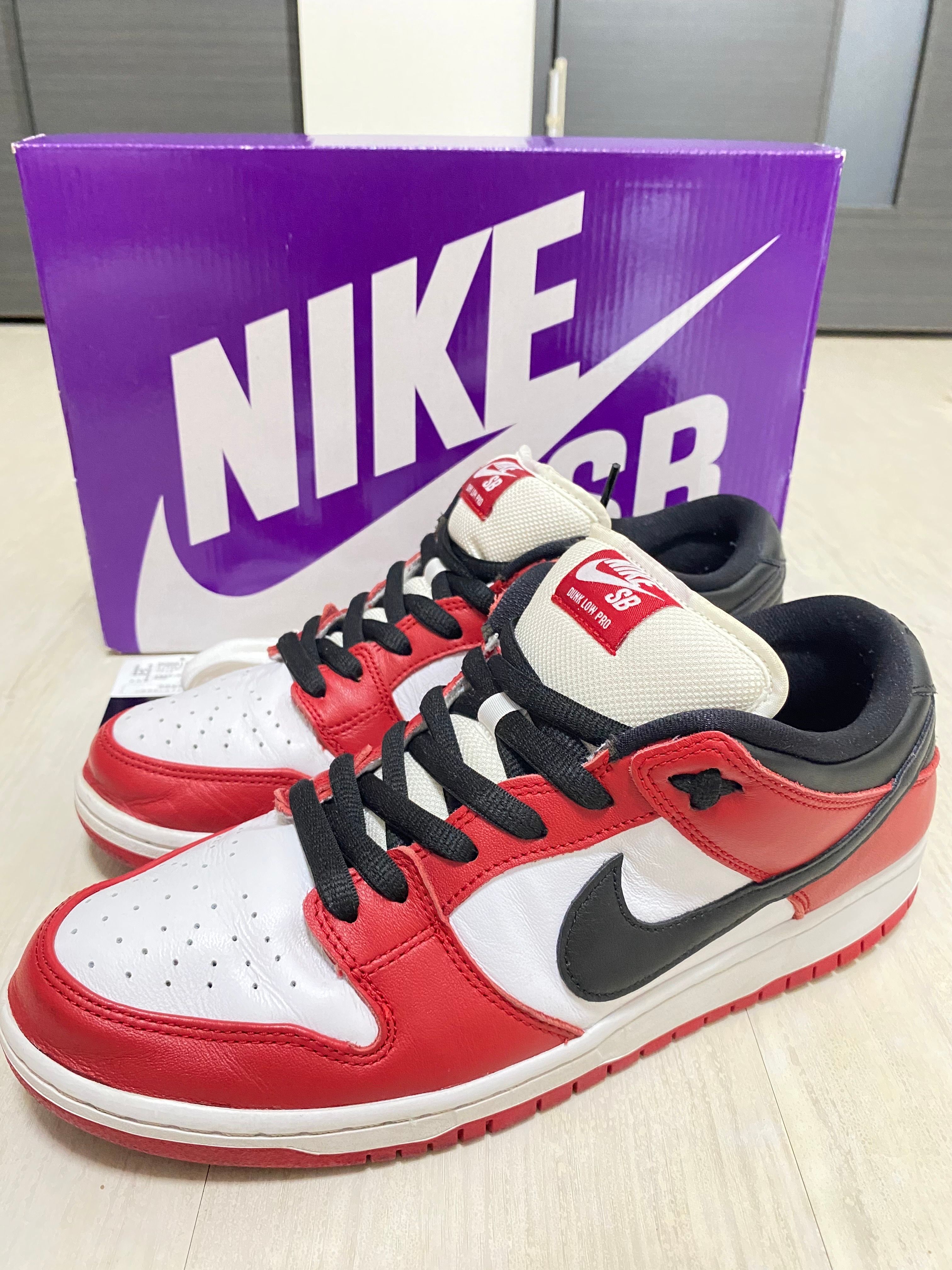 Nike SB Dunk Low Pro "J-Pack Chicago/Varsity Red and White"