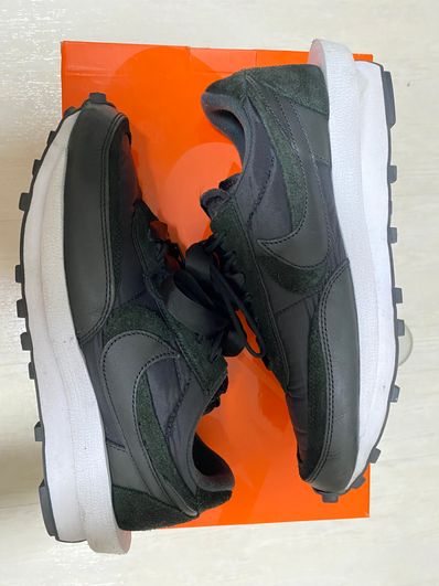 sacai × Nike LDV Waffle "Triple Black"