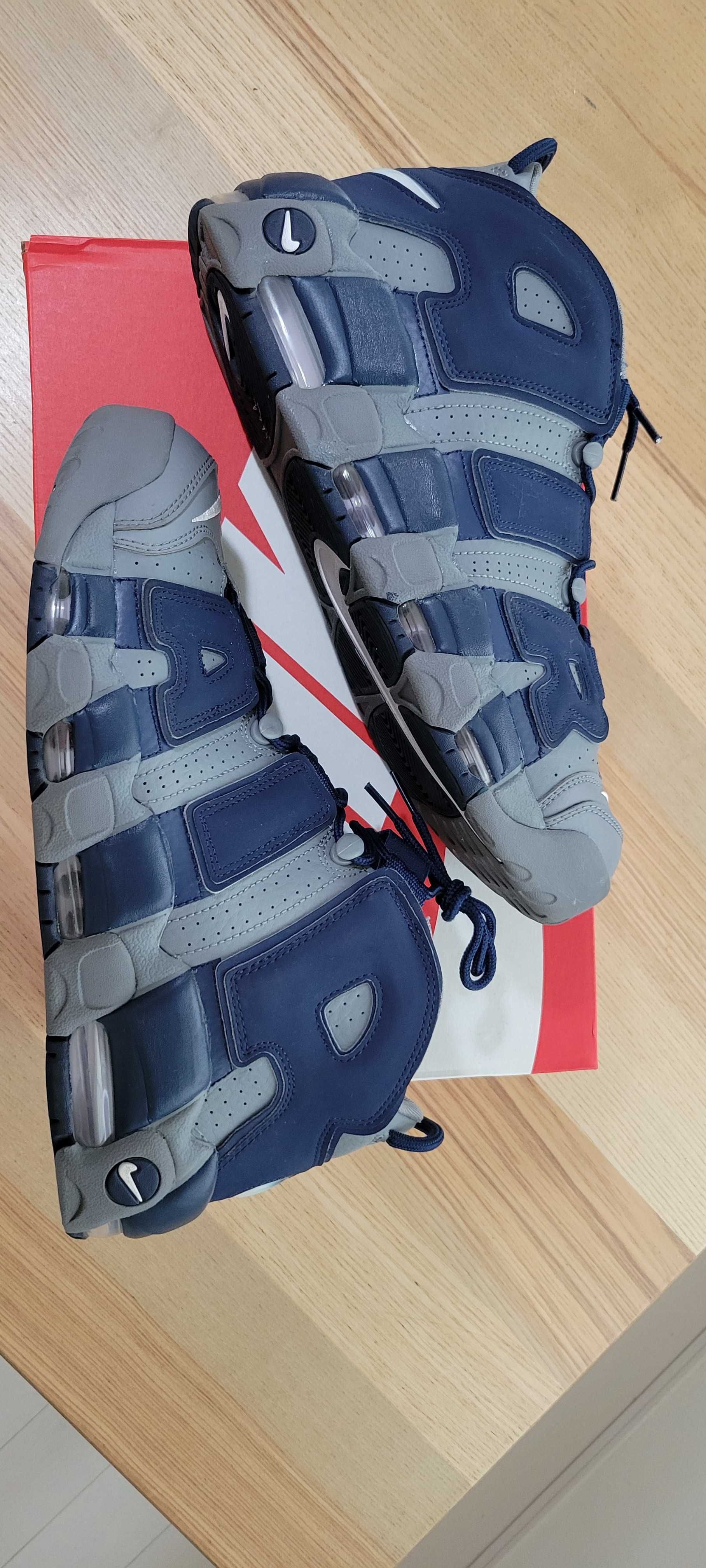 Nike Air More Uptempo '96 "Cool Grey/White/Midnight Navy"