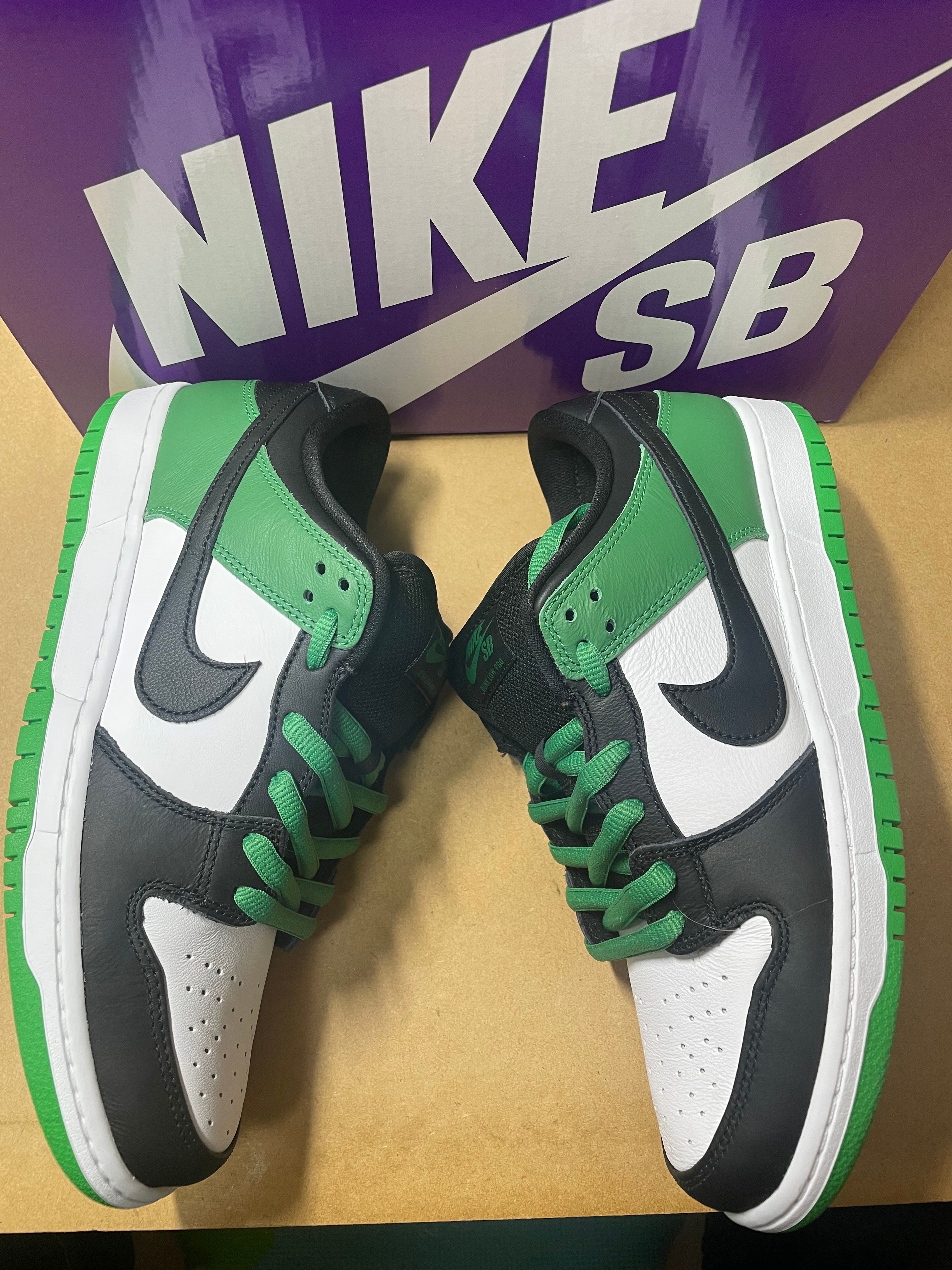 Nike SB Dunk Low Pro "Black and Classic Green"