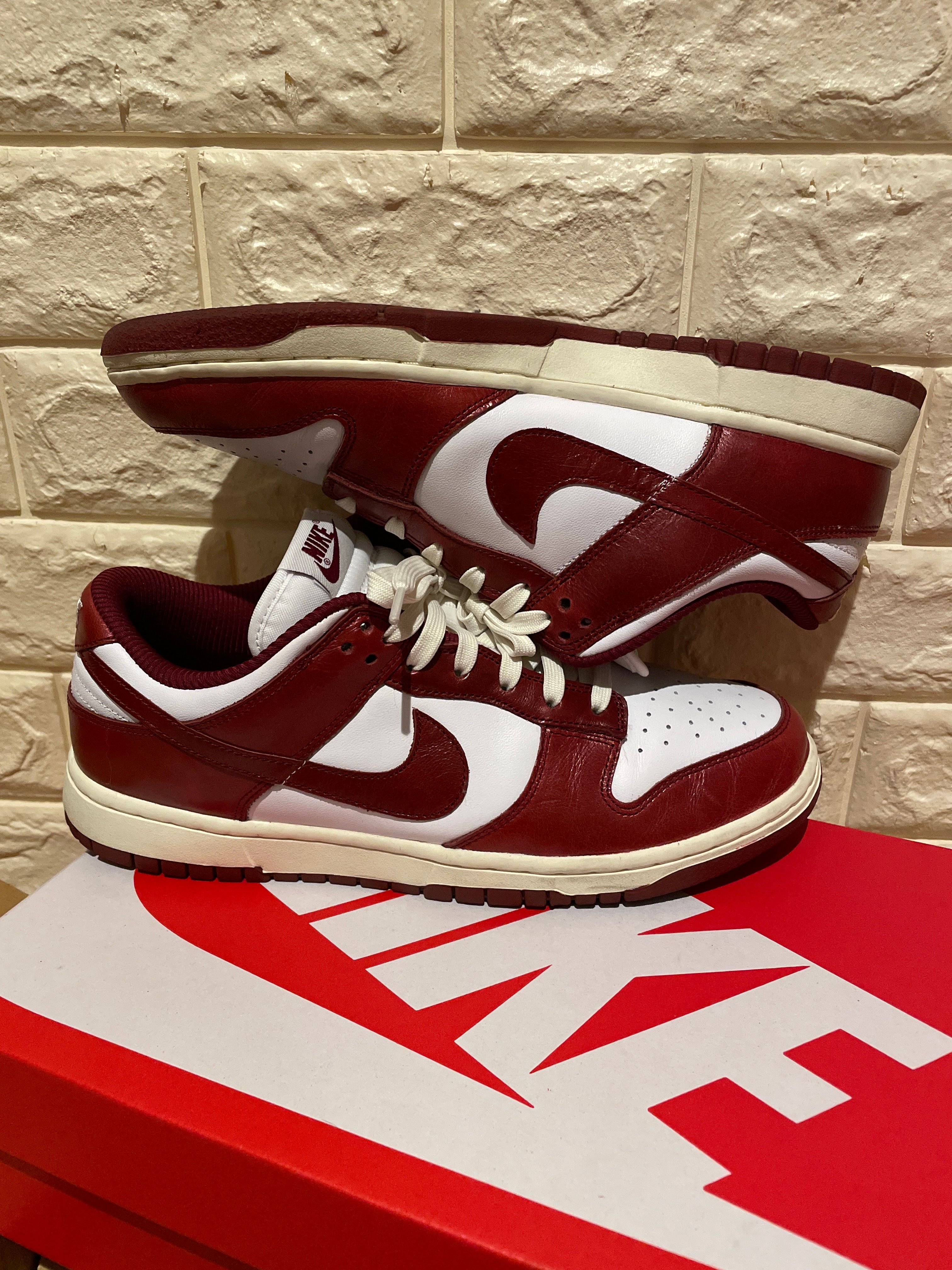 Nike Women's Dunk Low PRM "Team Red and White"