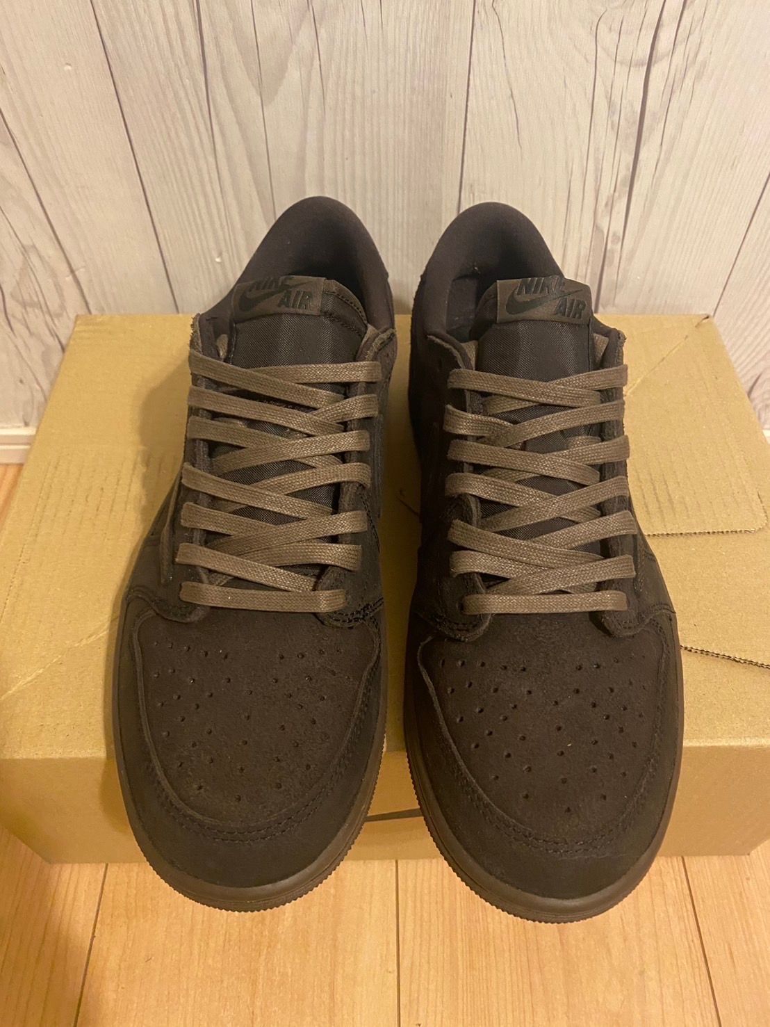 Travis Scott × Nike Air Jordan 1 Low OG SP "Velvet Brown and Dark Mocha"