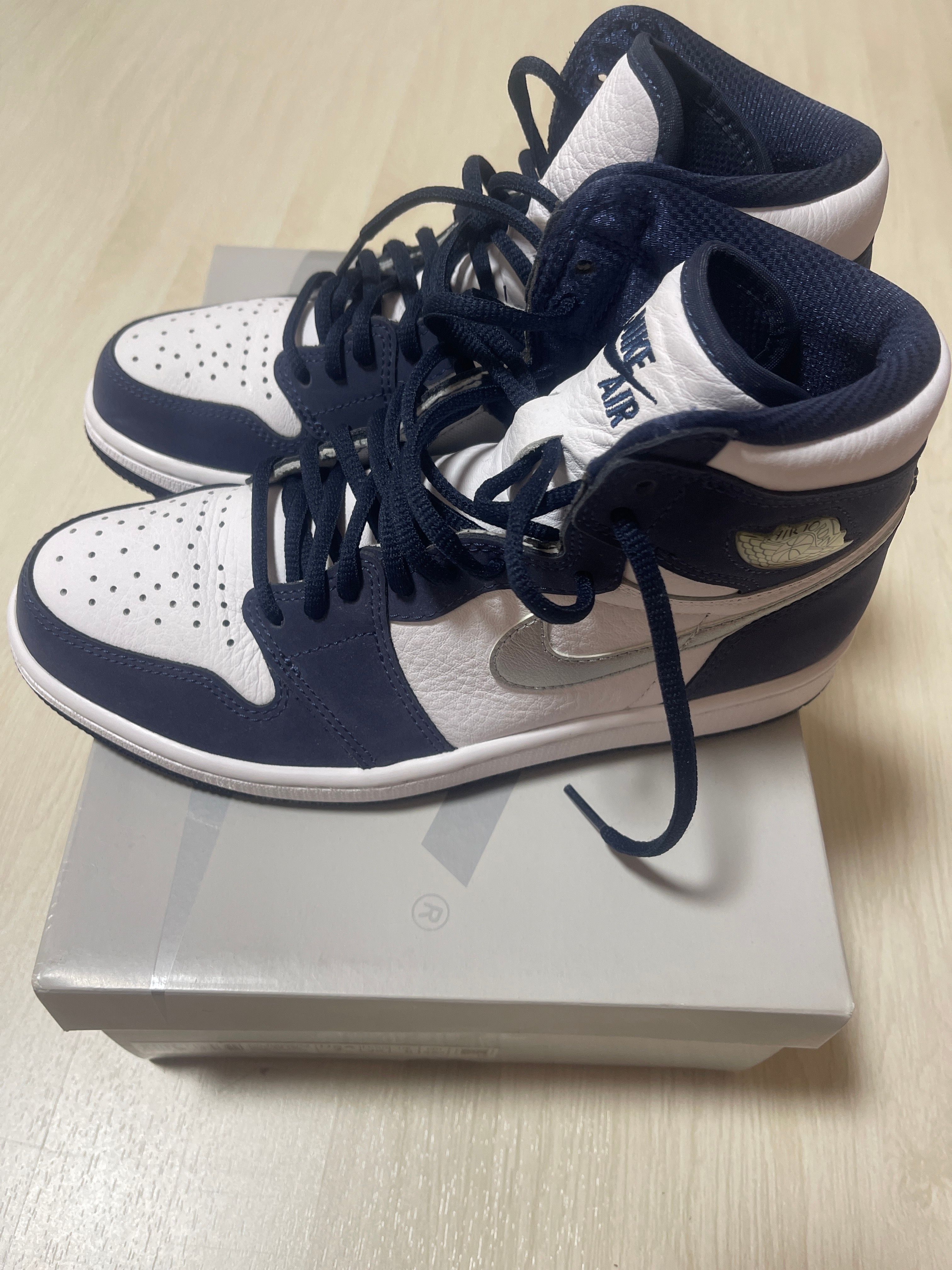Nike Air Jordan 1 High OG CO.JP "White/Midnight Navy" (2020)(ブリーフケースなし)