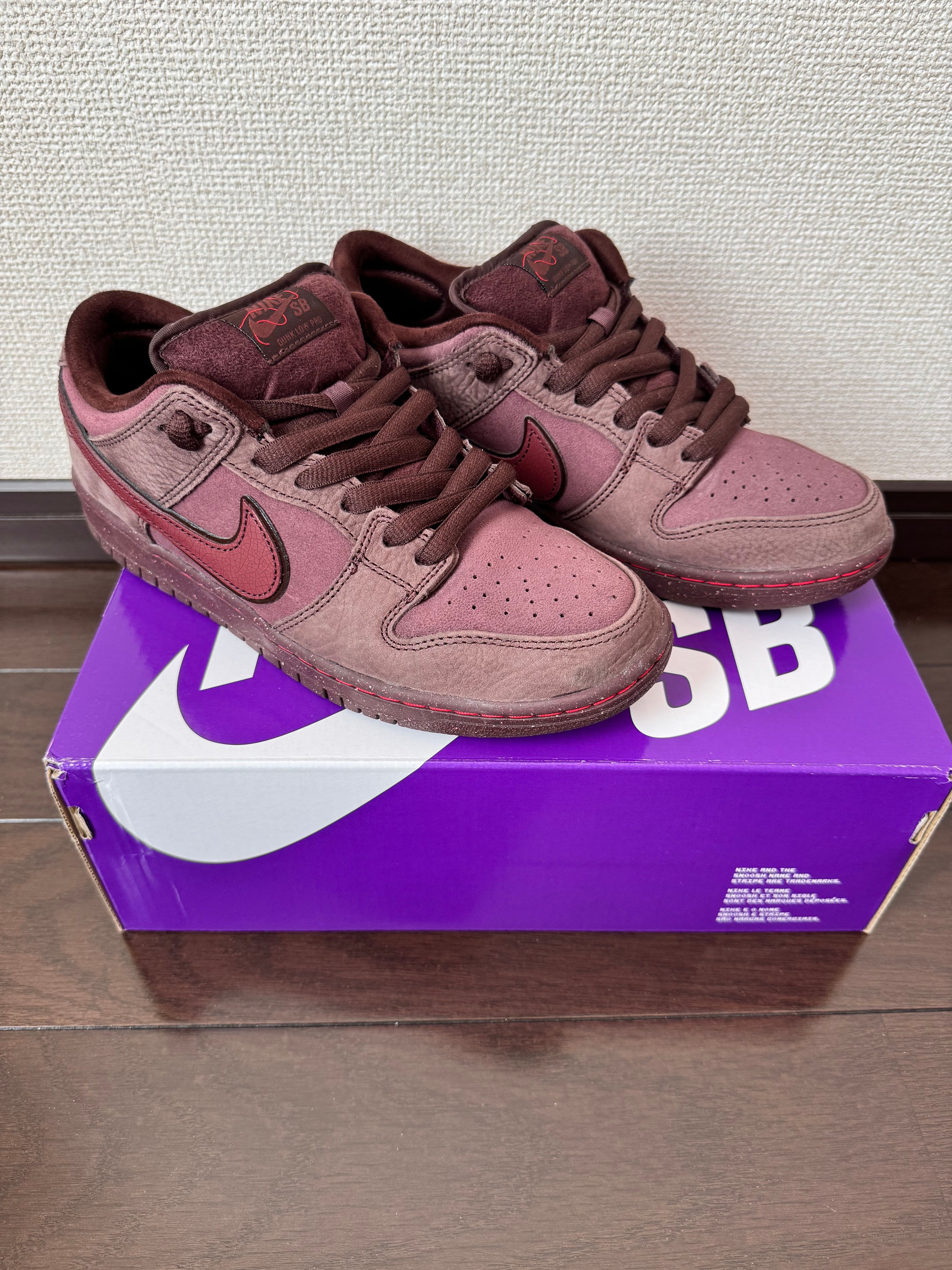 Nike SB Dunk Low PRM City of Love "Burgundy"