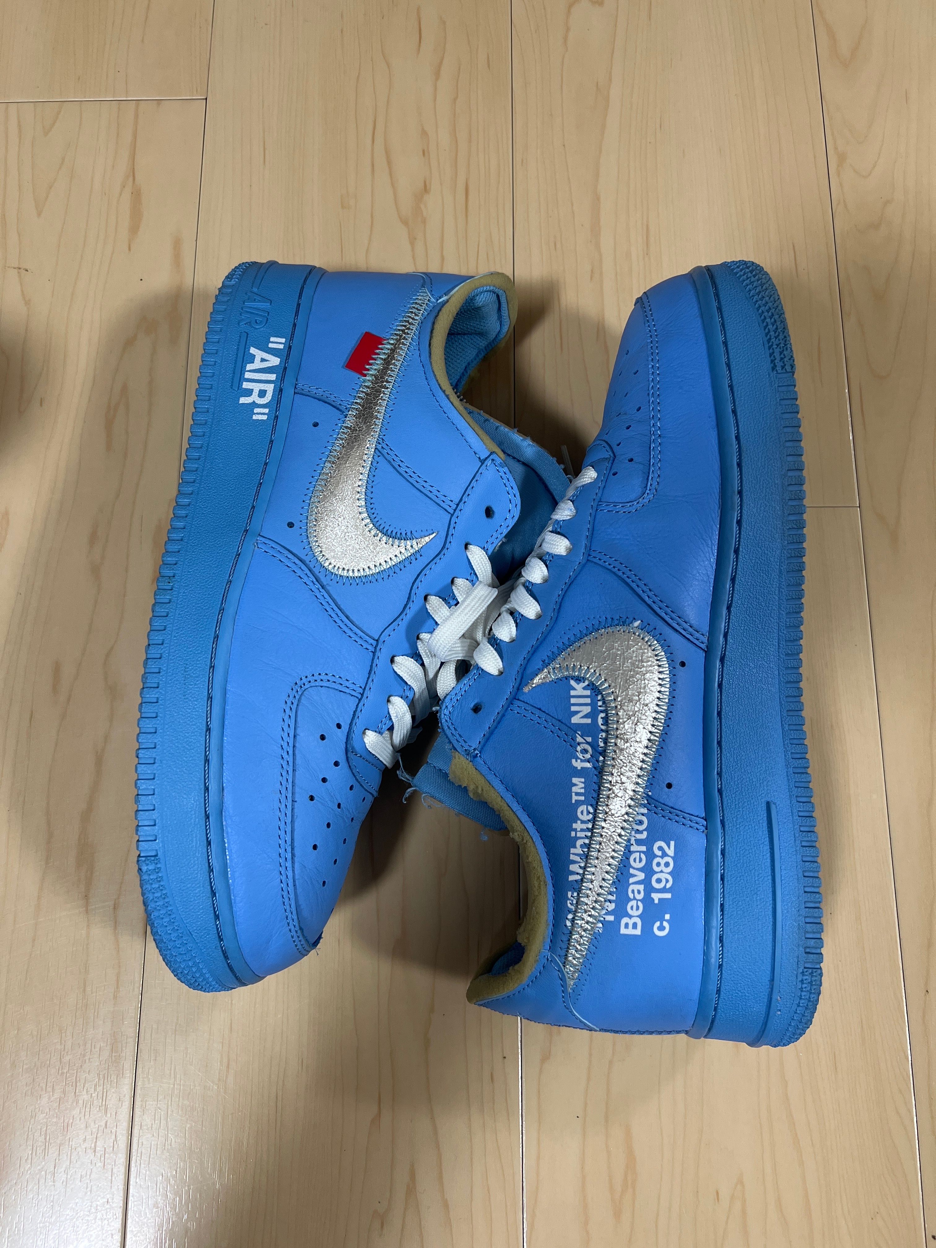 Off-White × Nike Air Force 1 Low "MCA University Blue"
