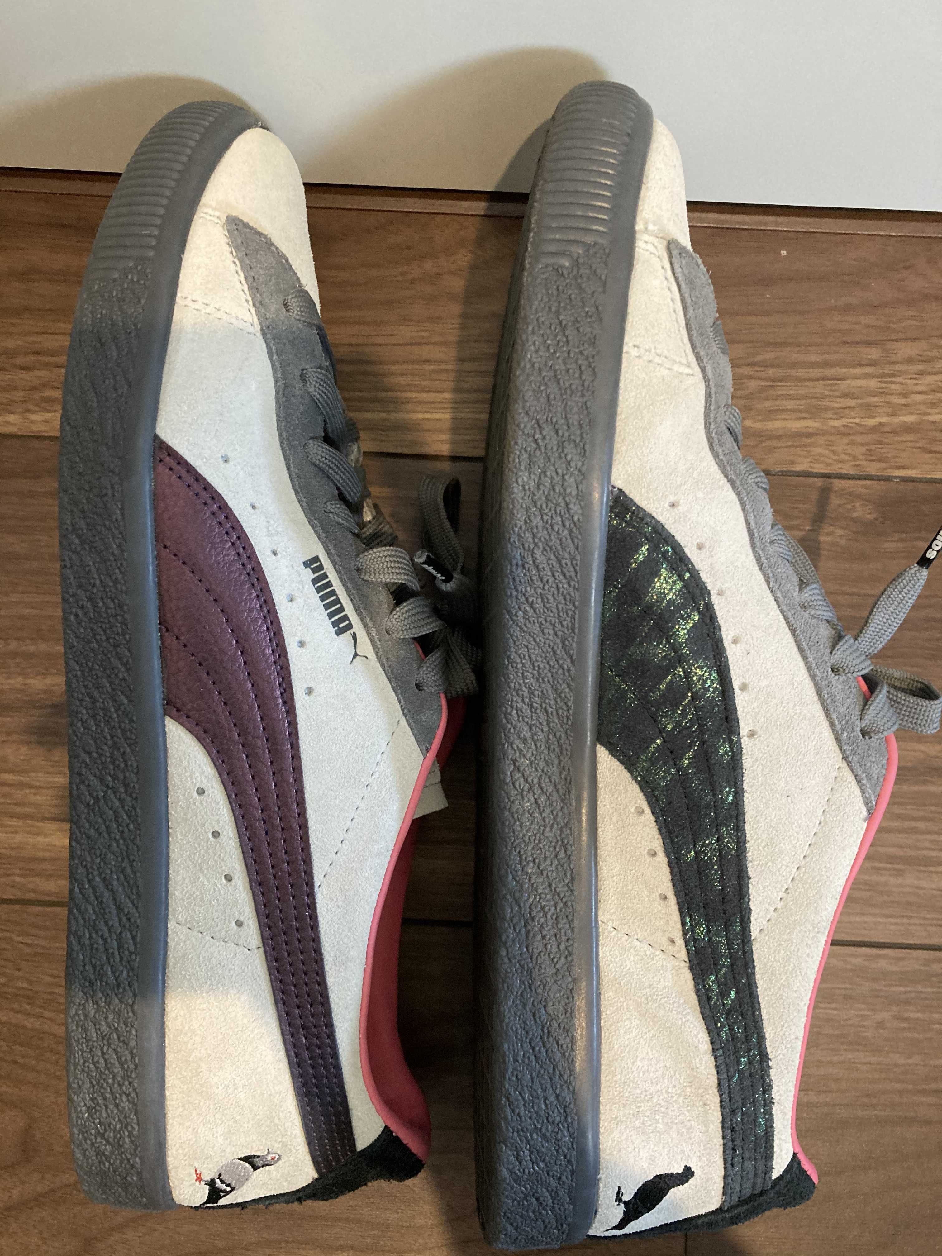 Staple × Atmos × Puma Suede "Natural Grey" 