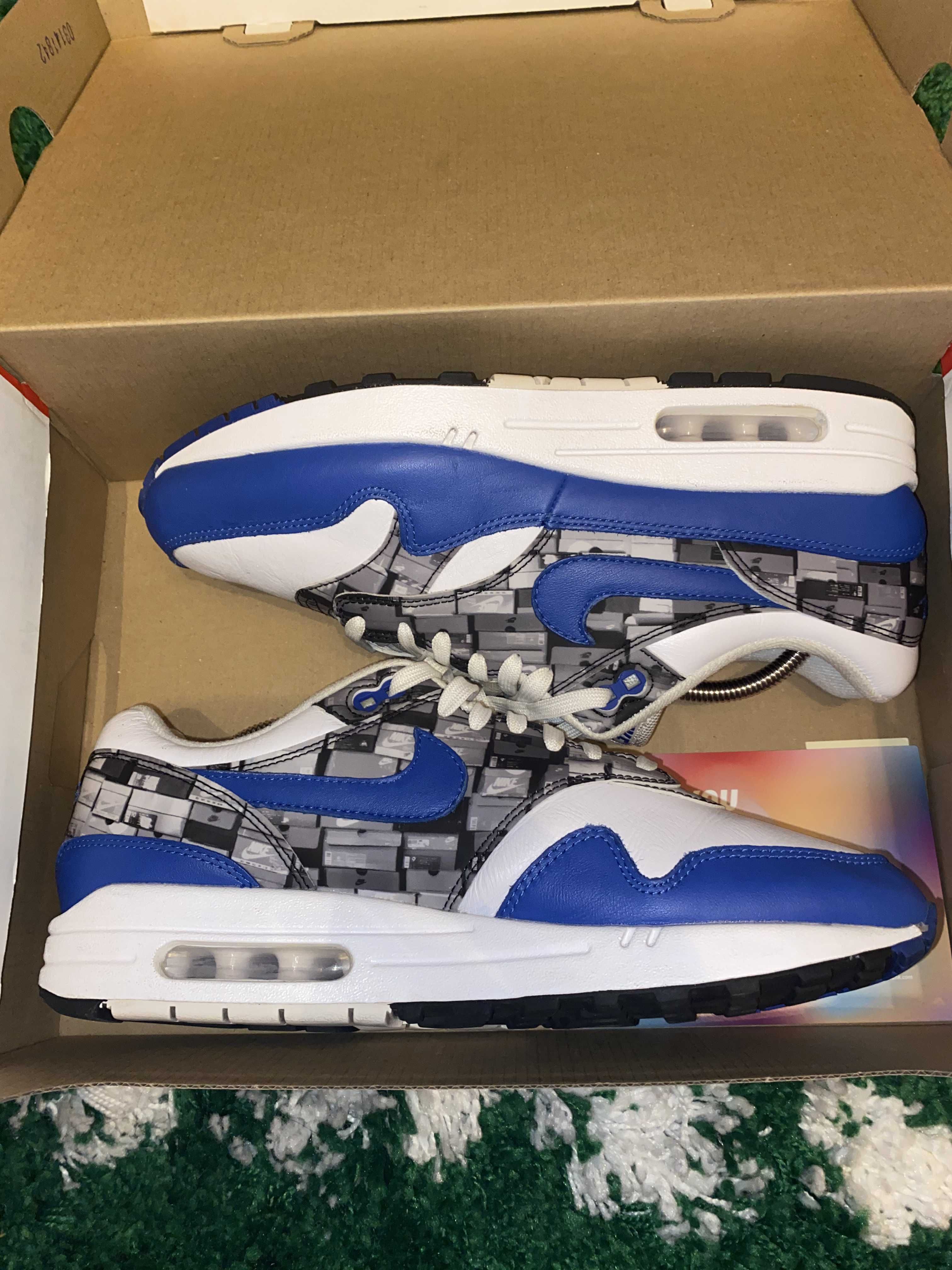atmos × Nike Air Max 1 Blue "We Love Nike"
