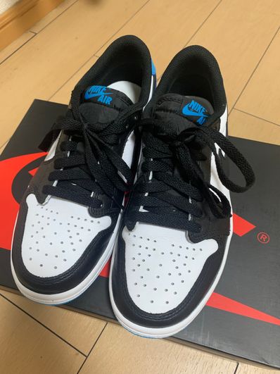Nike Air Jordan 1 Low OG "Black and Dark Powder Blue/UNC"