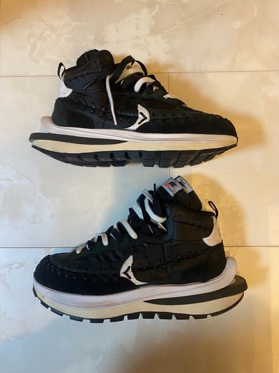 Jean-Paul Gaultier × sacai × Nike Vapor Waffle "Black/Black-White"