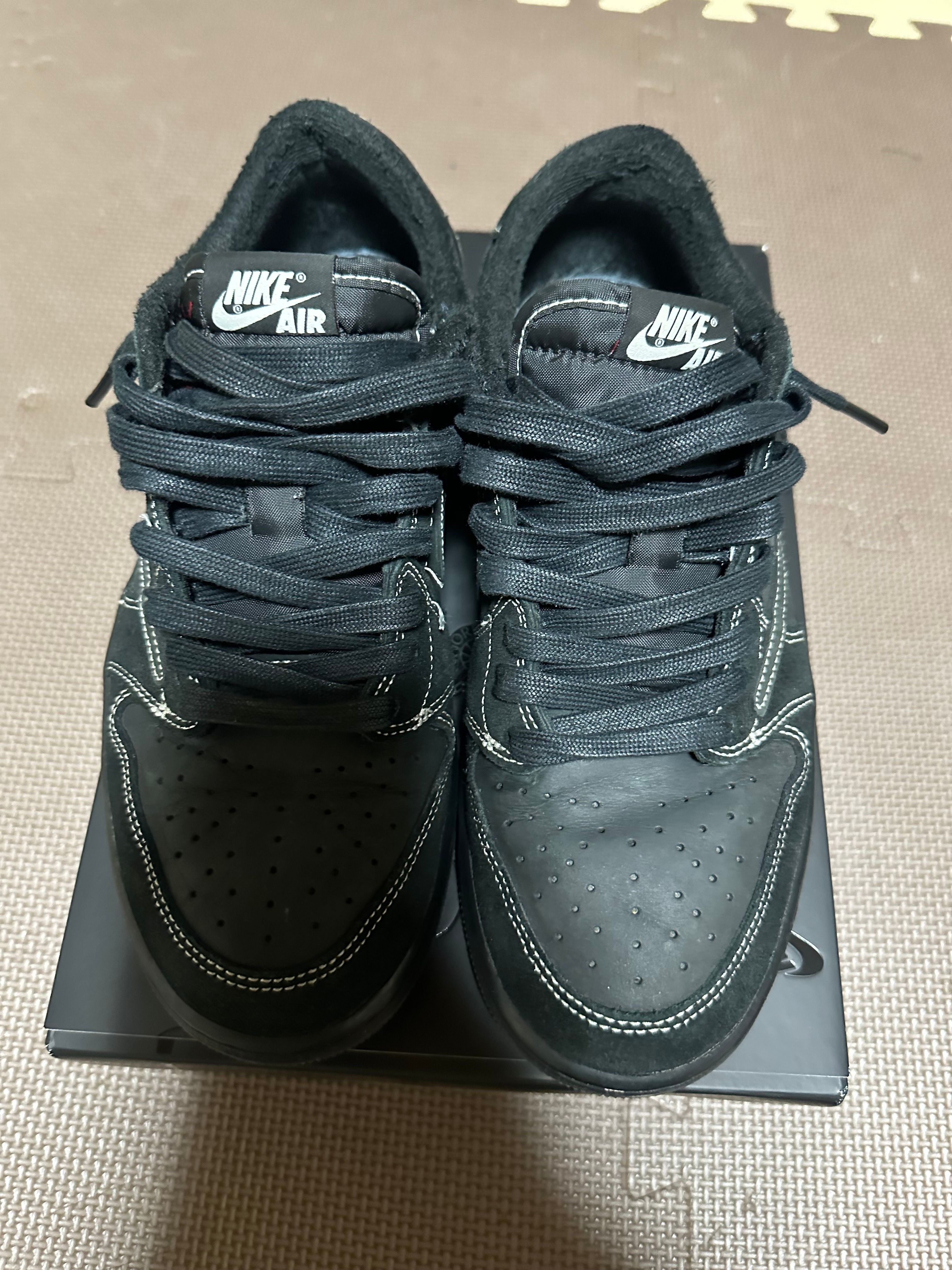 Travis Scott × Nike Air Jordan 1 Low OG SP "Black Phantom"