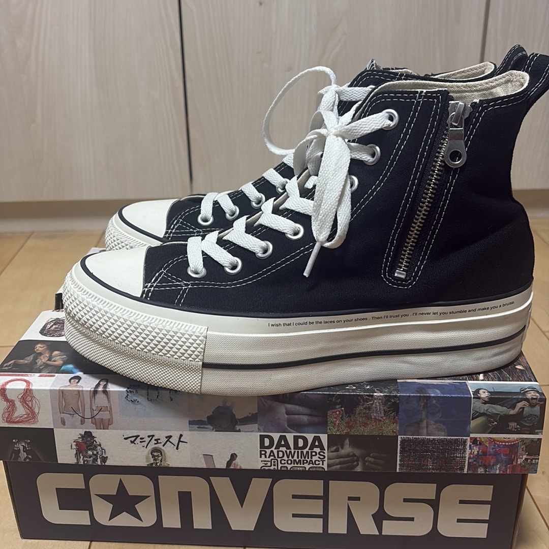 RADWIMPS × atmos × Converse All Star (R) Lifted Z Hi AT RW "Black"