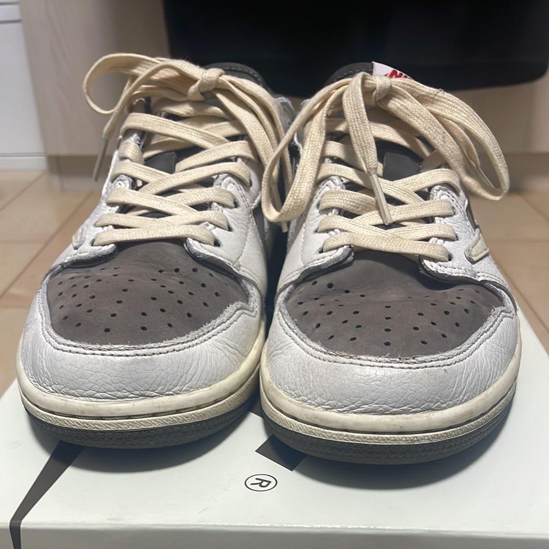 Travis Scott × Nike Air Jordan 1 Low OG SP "Reverse Mocha/Sail and Ridgerock"