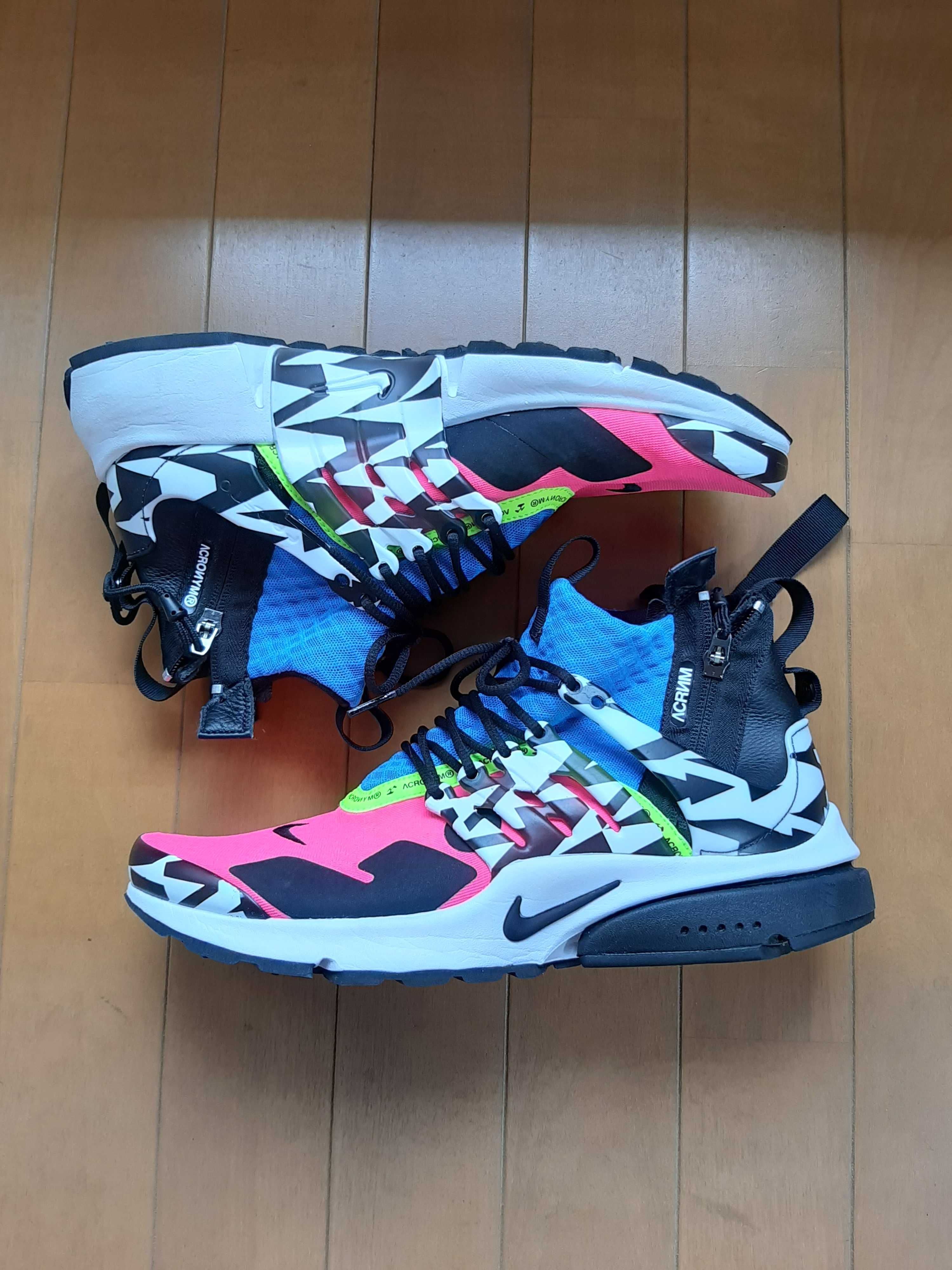 ACRONYM × Nike Air Presto Mid "Hyper Pink"