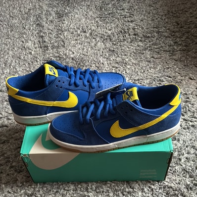 Nike SB Dunk Low Boca Jr "Varsity Royal/Lightening White"