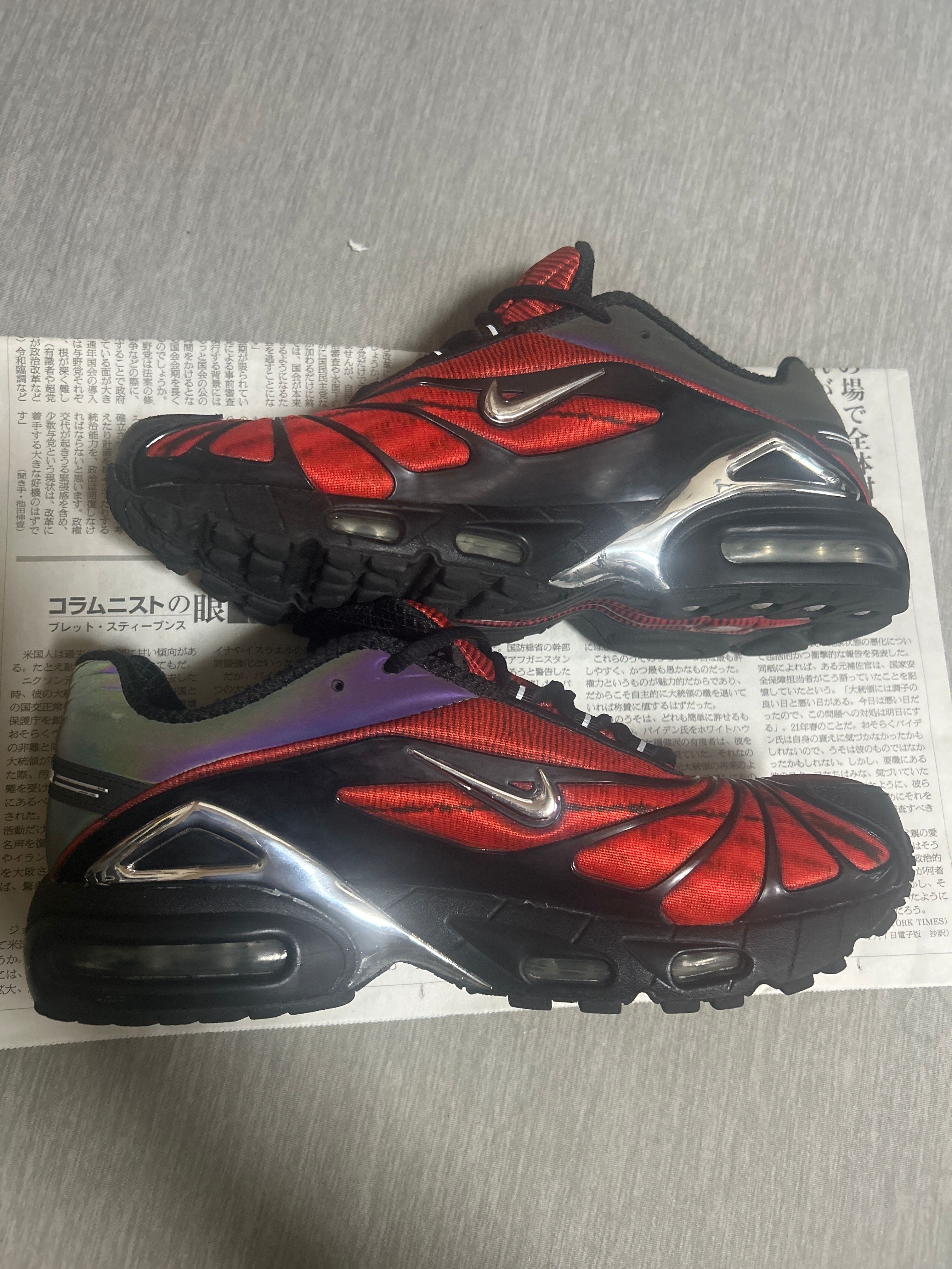 SKEPTA × NIKE AIR MAX TAILWIND V "BLACK/CHROME RED"