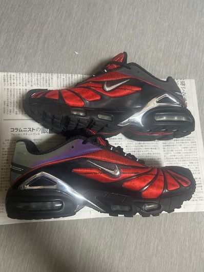 SKEPTA × NIKE AIR MAX TAILWIND V "BLACK/CHROME RED"