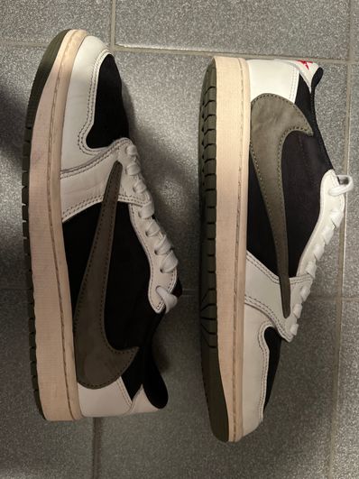 Travis Scott × Nike Women's Air Jordan 1 Low OG "Medium Olive"