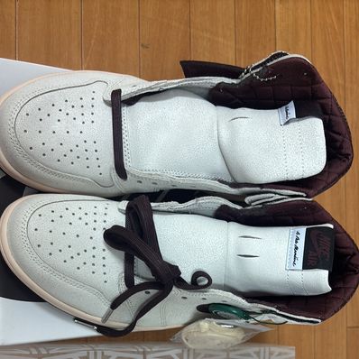A Ma Maniere × Nike Air Jordan 1 Retro High OG "Sail and Burgundy"
