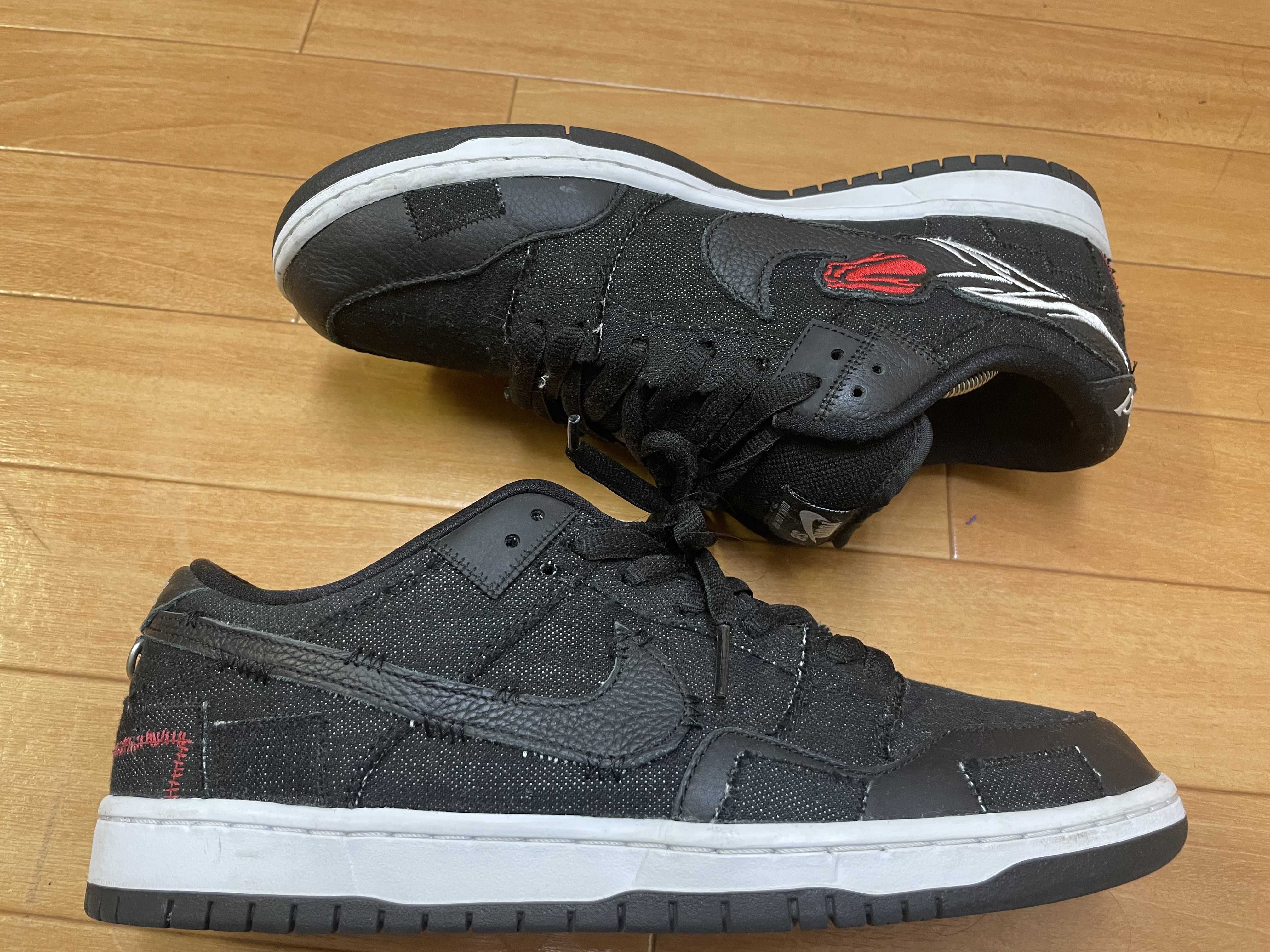 Wasted Youth × Nike SB Dunk Low "Black Denim" / VERDY