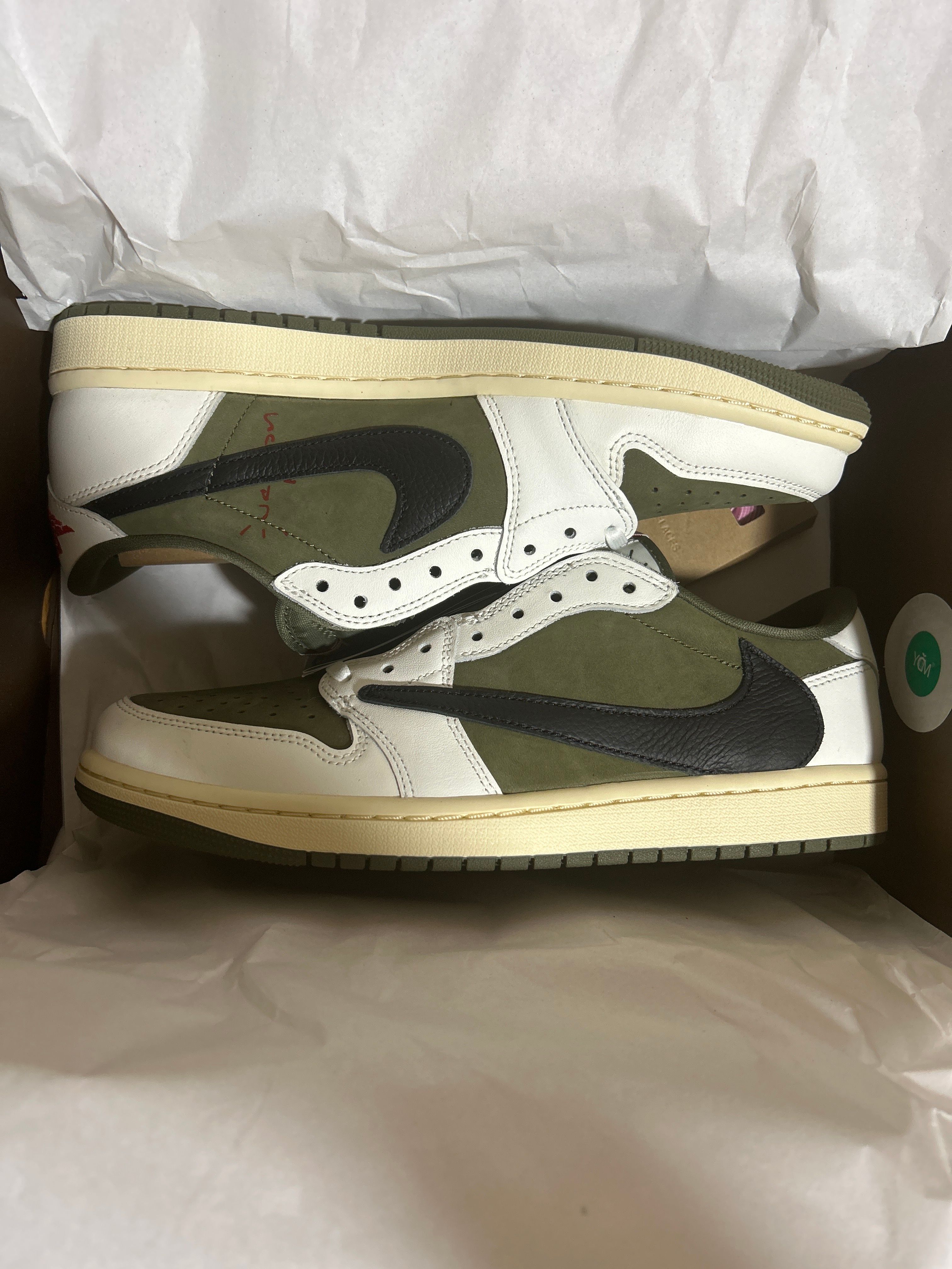 Travis Scott × Nike Air Jordan 1 Low OG SP "Reverse Olive"