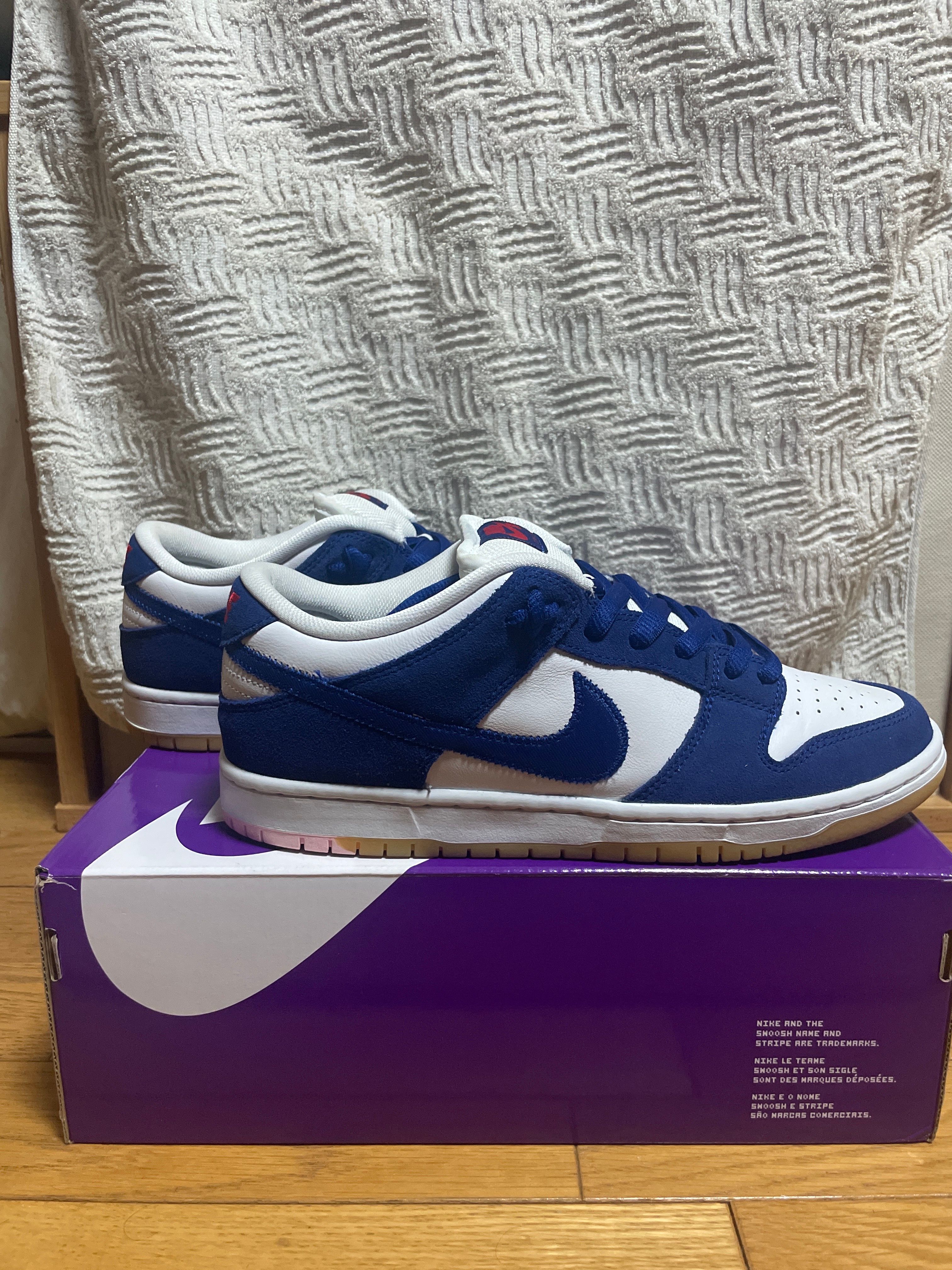 Nike SB Dunk Low "Los Angeles Dodgers/Deep Royal Blue"