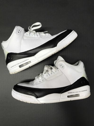 Fragment × Nike Air Jordan 3 "White/Black"
