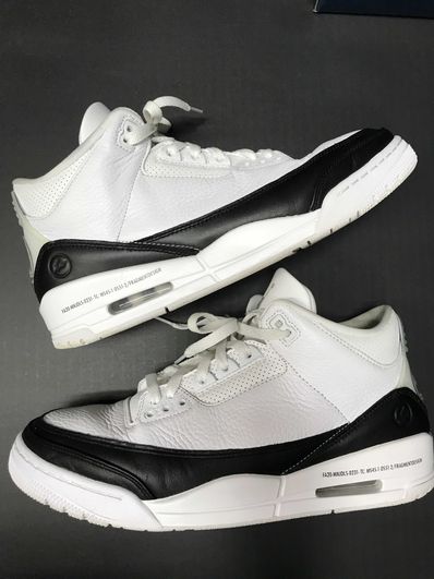 Fragment × Nike Air Jordan 3 "White/Black"