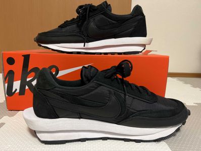 sacai × Nike LDV Waffle "Triple Black"