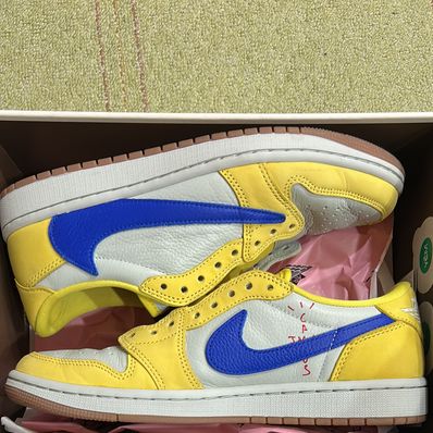 Travis Scott × Nike Women's Air Jordan 1 Retro Low OG "Canary"
