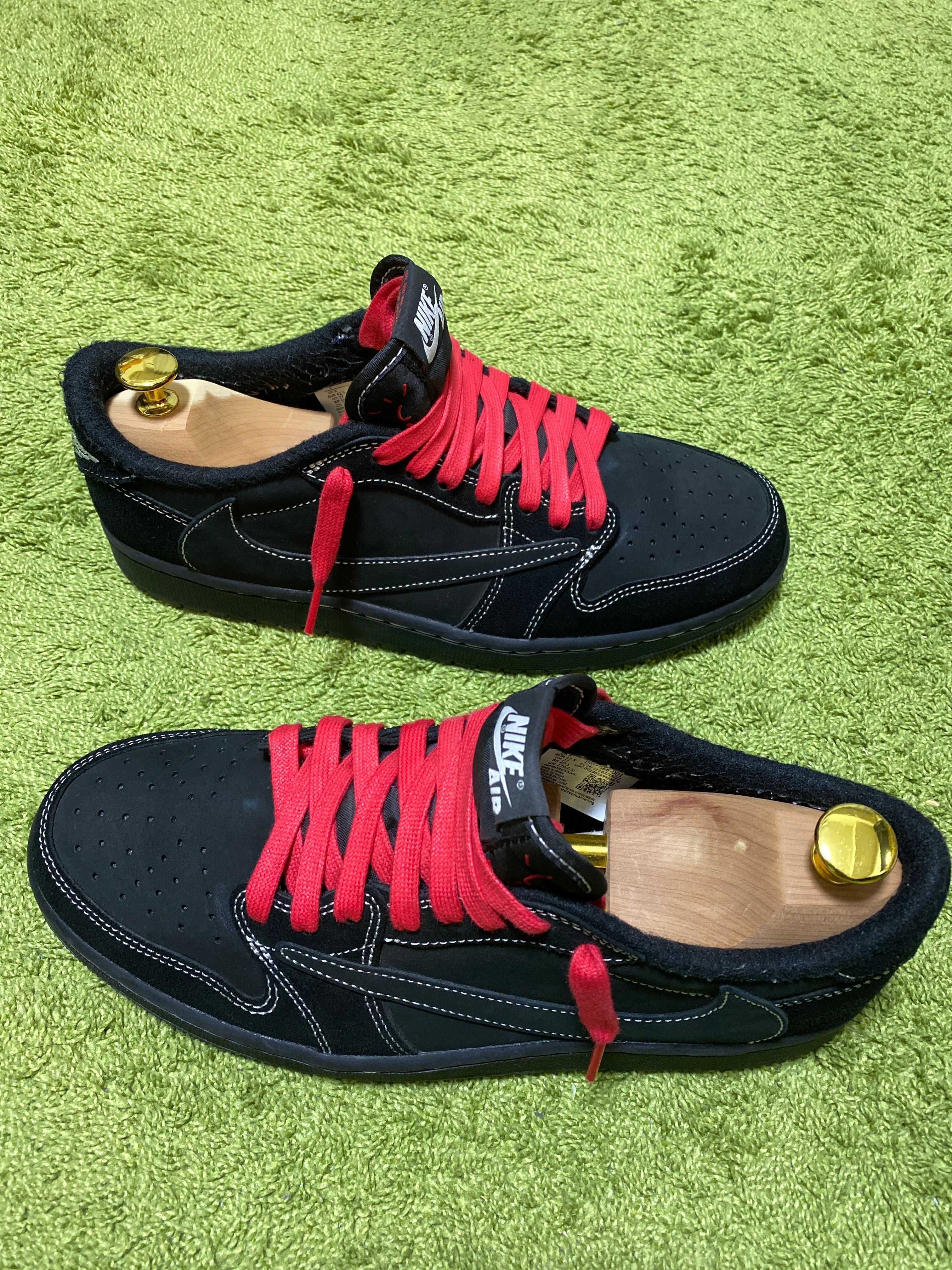 Travis Scott × Nike Air Jordan 1 Low OG SP "Black Phantom"