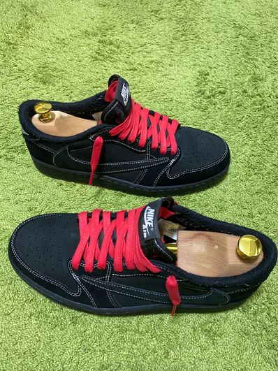 Travis Scott × Nike Air Jordan 1 Low OG SP "Black Phantom"