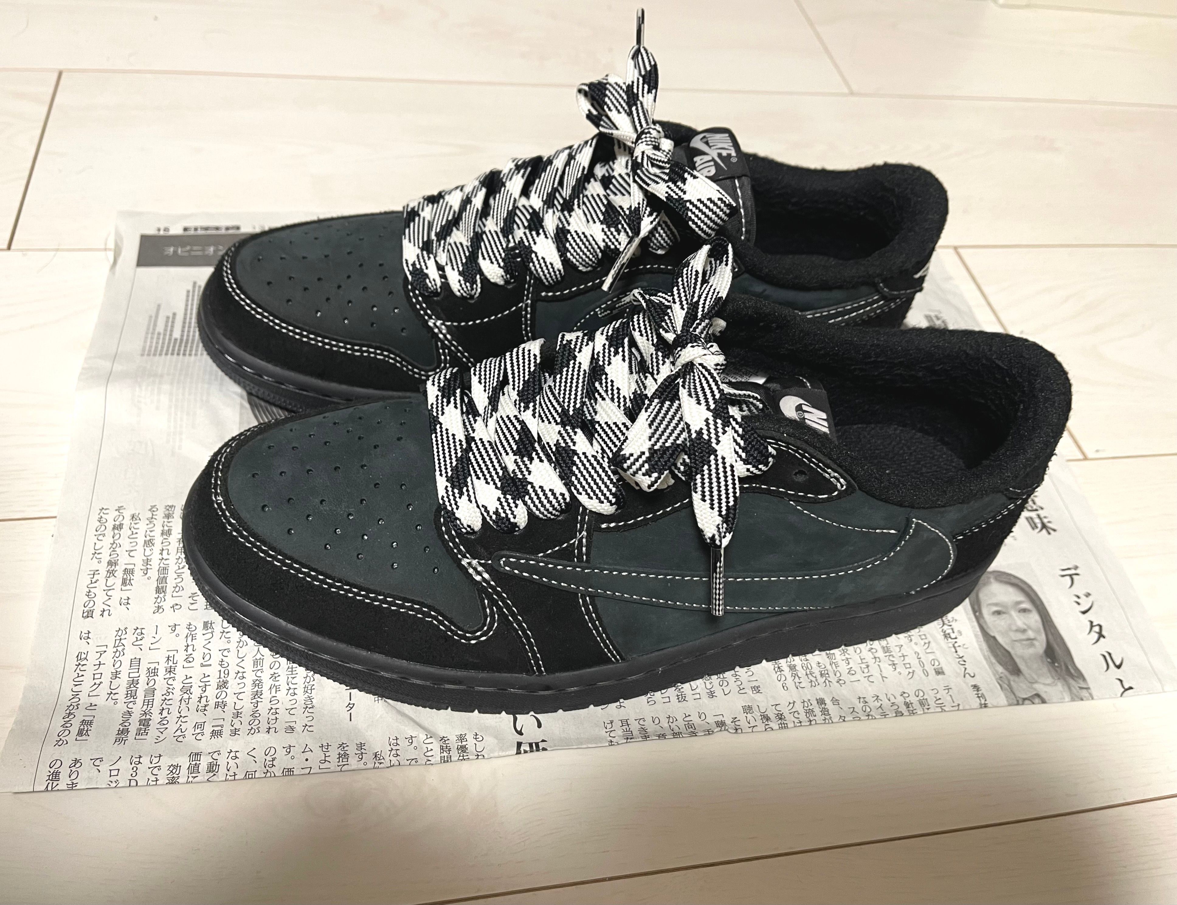 Travis Scott × Nike Air Jordan 1 Low OG SP "Black Phantom"