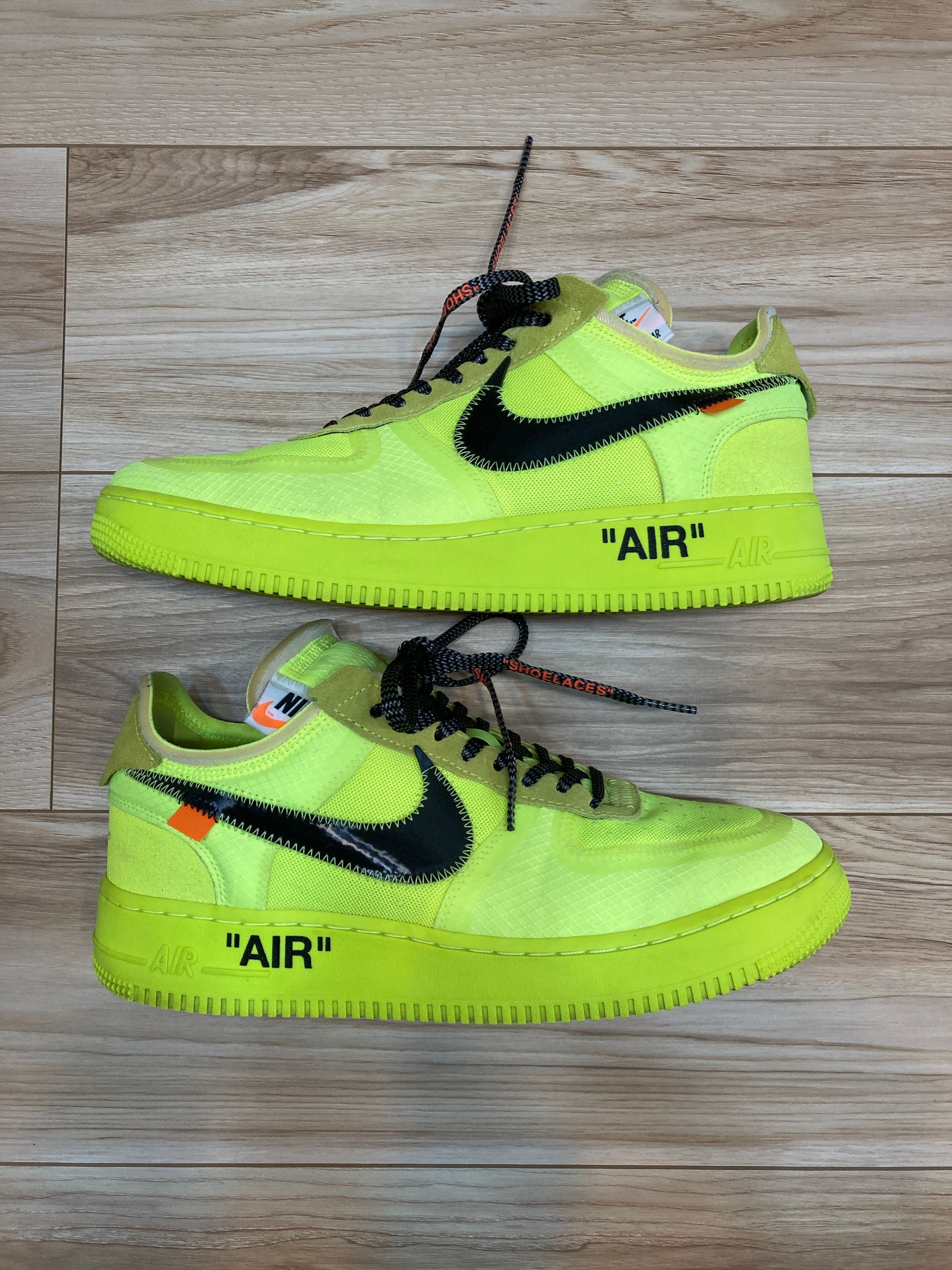 Off-White × Nike Air Force 1 Low "Volt"