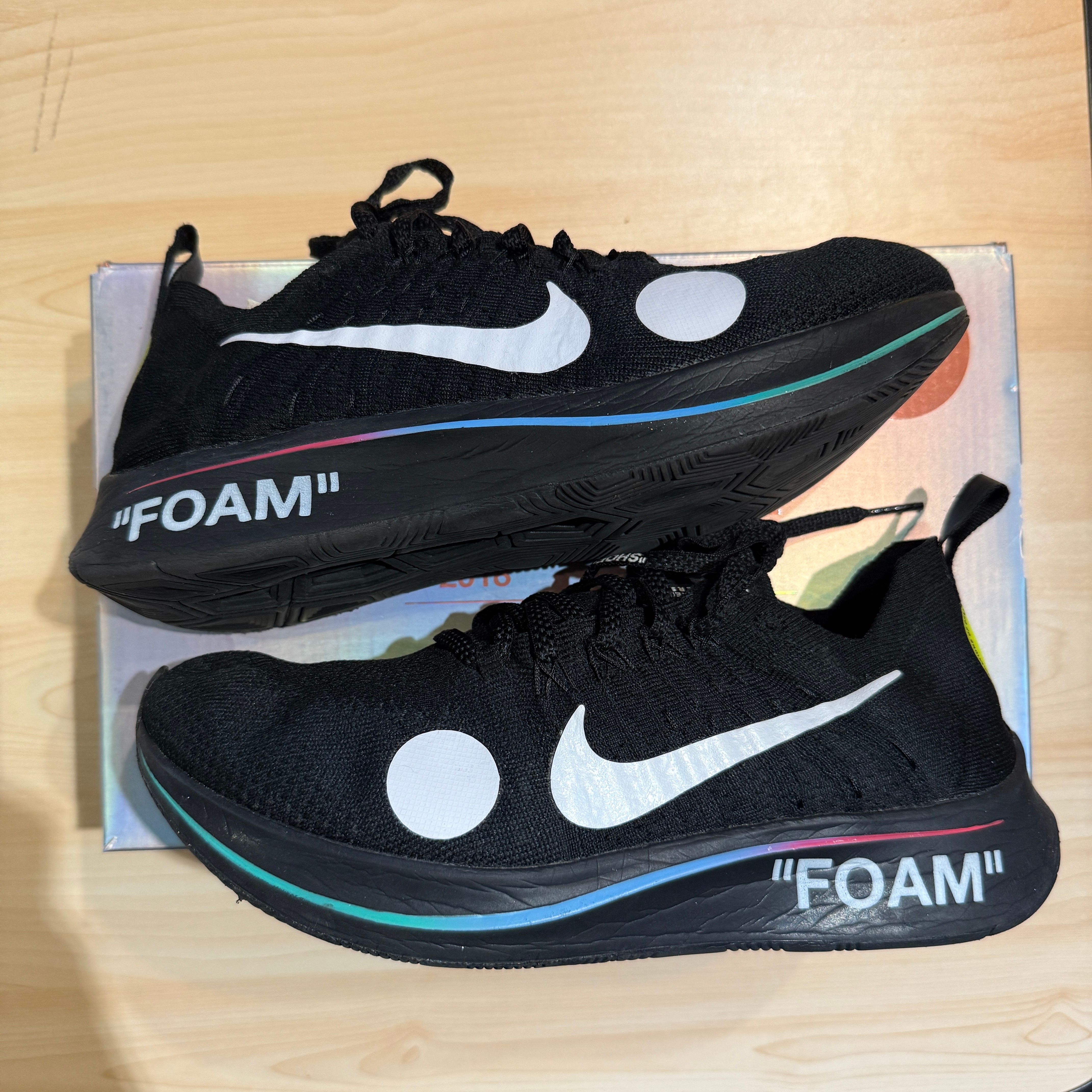 Off-White × Nike Zoom Fly Mercurial Flyknit "Black/White/Volt"