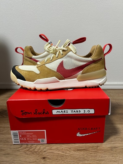 Tom Sachs × Nike Craft Mars Yard 3.0 "Natural/Sport Red"
