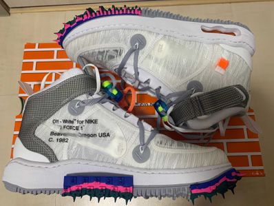 Off-White × Nike Air Force 1 Mid "White"