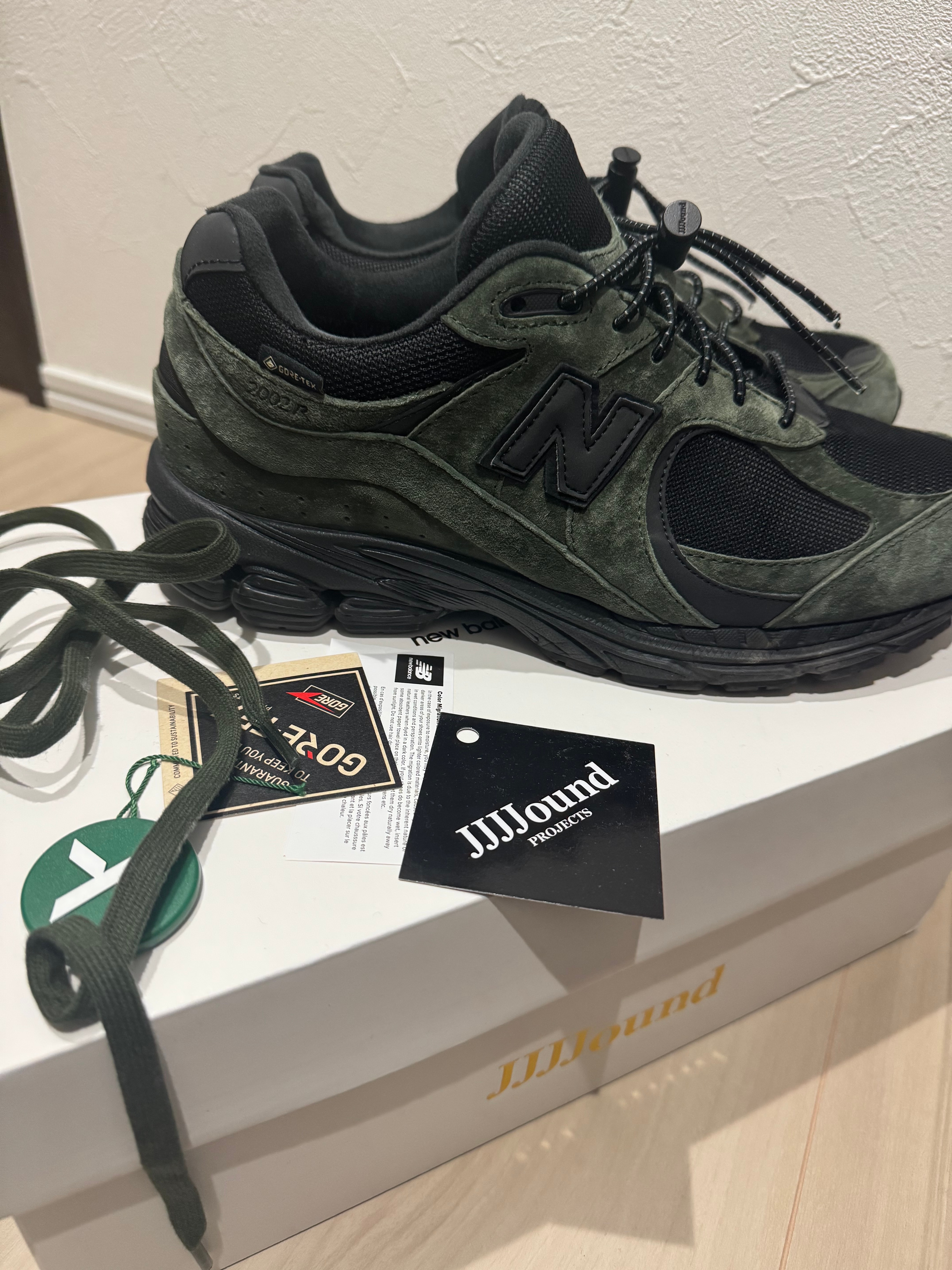 JJJJound × New Balance 2002R GORE-TEX "Pine/Black"