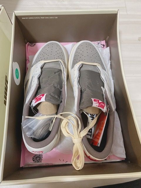 Travis Scott × Nike Air Jordan 1 Low OG SP "Reverse Mocha/Sail and Ridgerock"