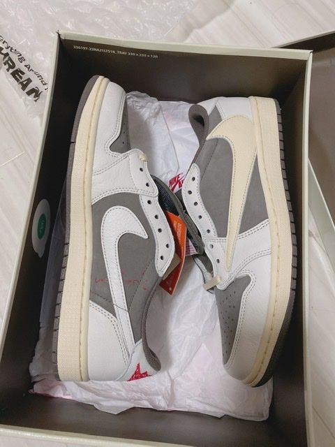 Travis Scott × Nike Air Jordan 1 Low OG SP "Reverse Mocha/Sail and Ridgerock"