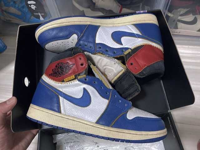 Union × Nike Air Jordan 1 Retro High OG NRG "Storm Blue/Varsity Red"