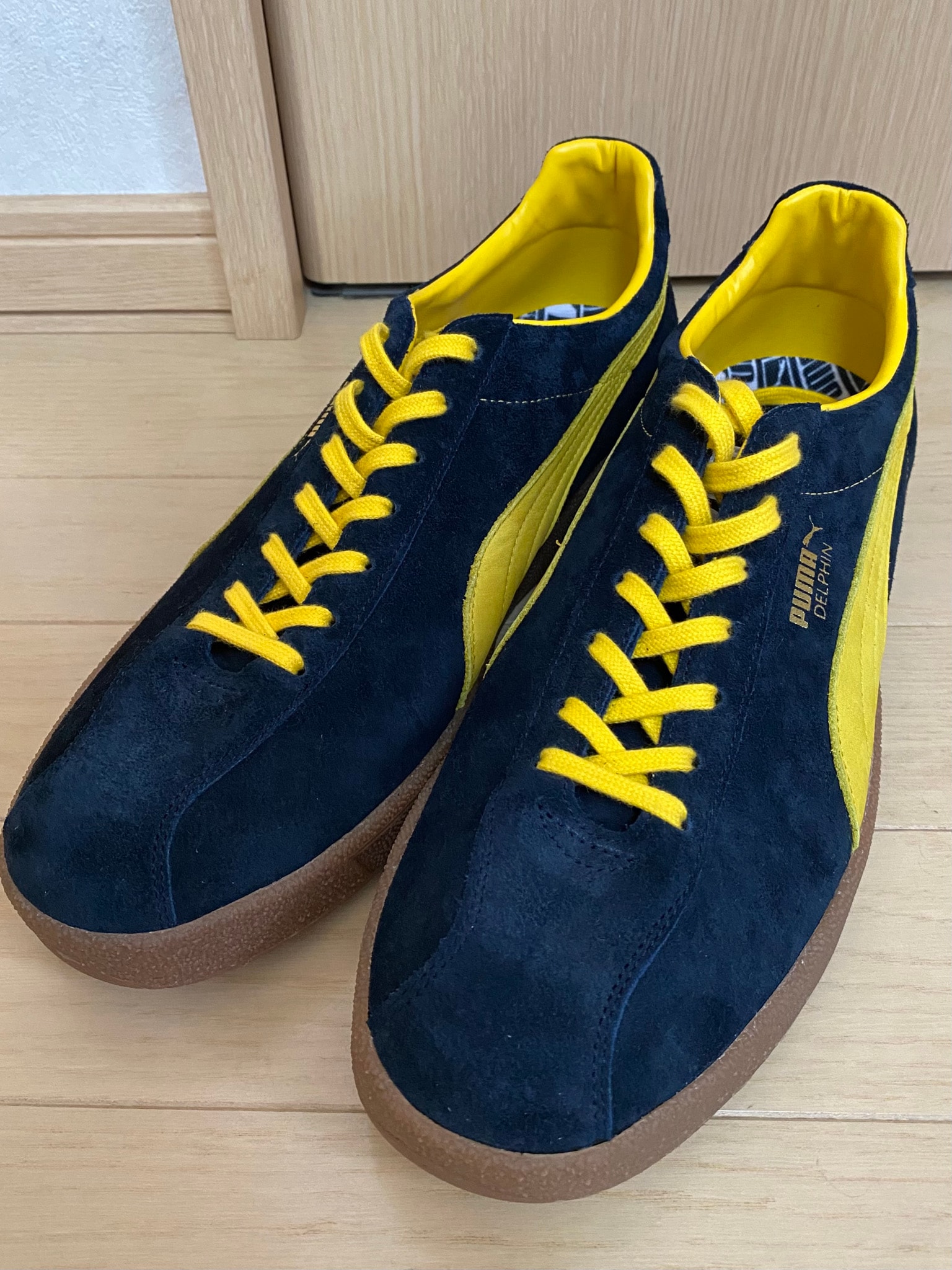 Kicks Lab × Puma Delphin OG MIJ KL REW "New Navy/Pele Yellow/Gum"
