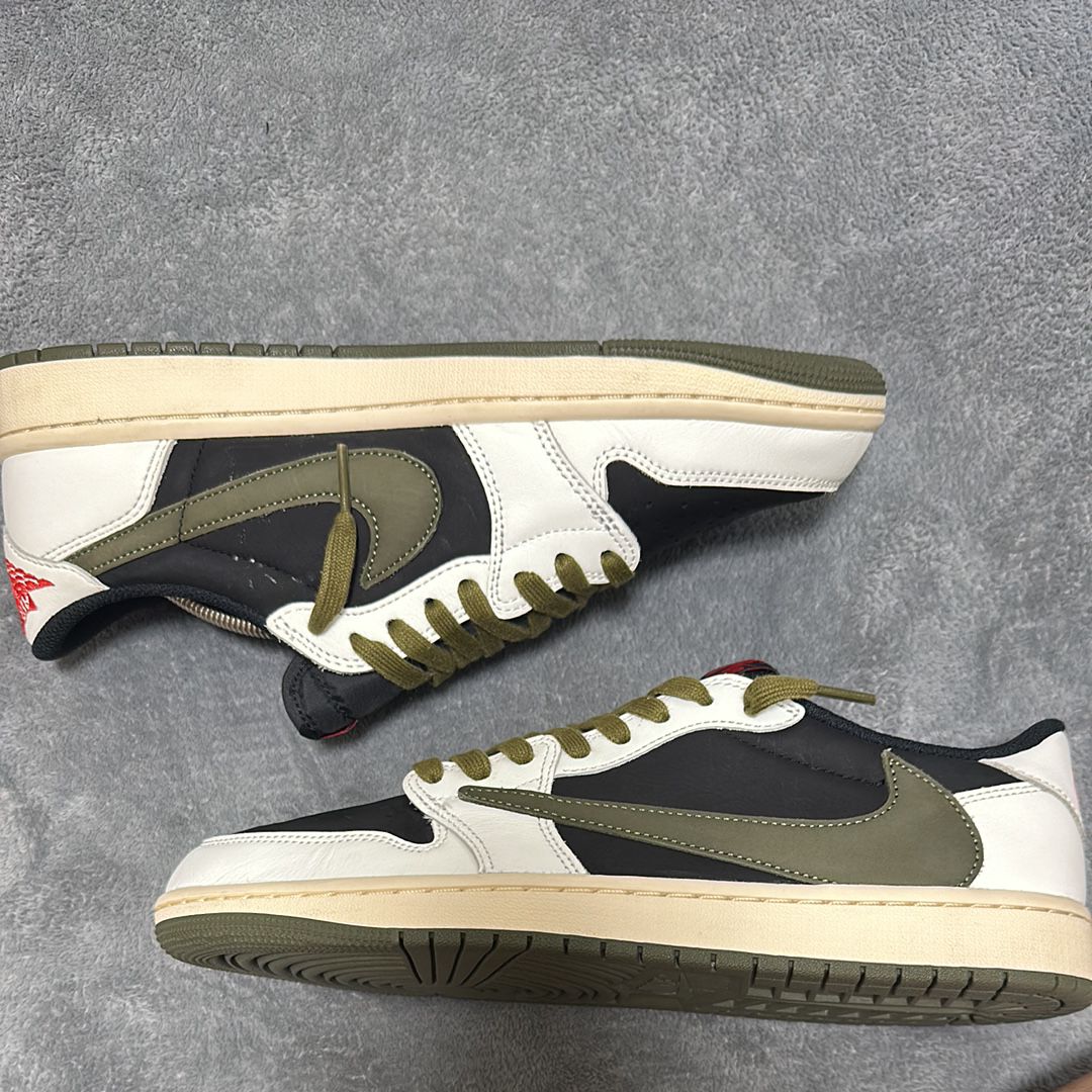 Travis Scott × Nike Women's Air Jordan 1 Low OG "Medium Olive"